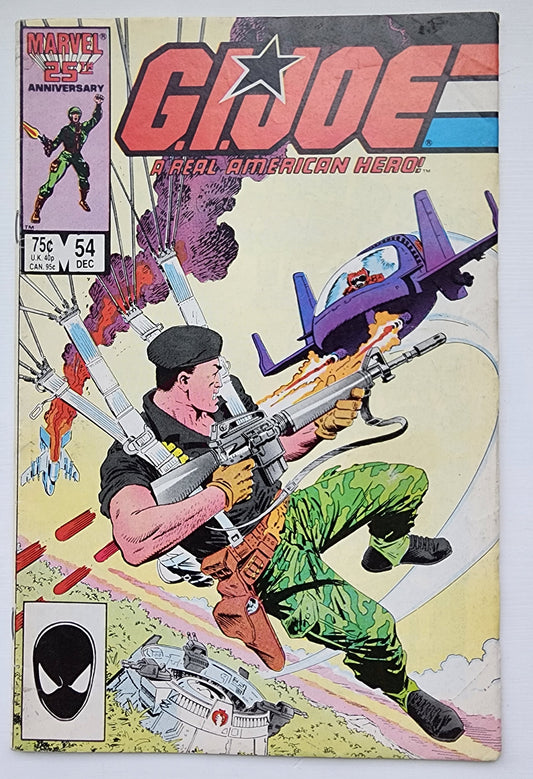 GI JOE A REAL AMERICAN HERO #54 1986 (1ST APP GENERAL HOLLINGSWORTH) [J2] GI Joe MARVEL COMICS