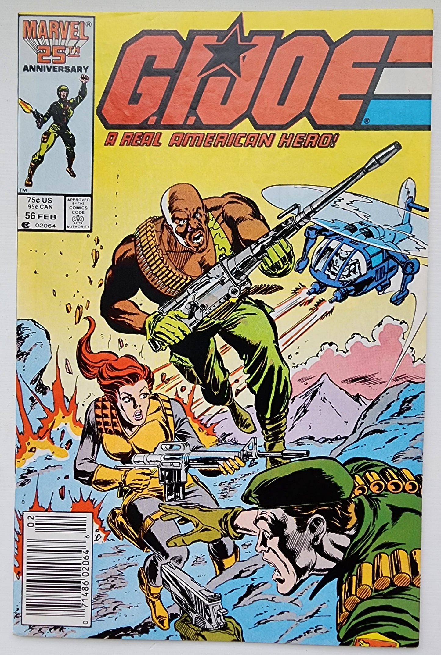 GI JOE A REAL AMERICAN HERO #56 1987 NEWSSTAND [J1] GI Joe MARVEL COMICS