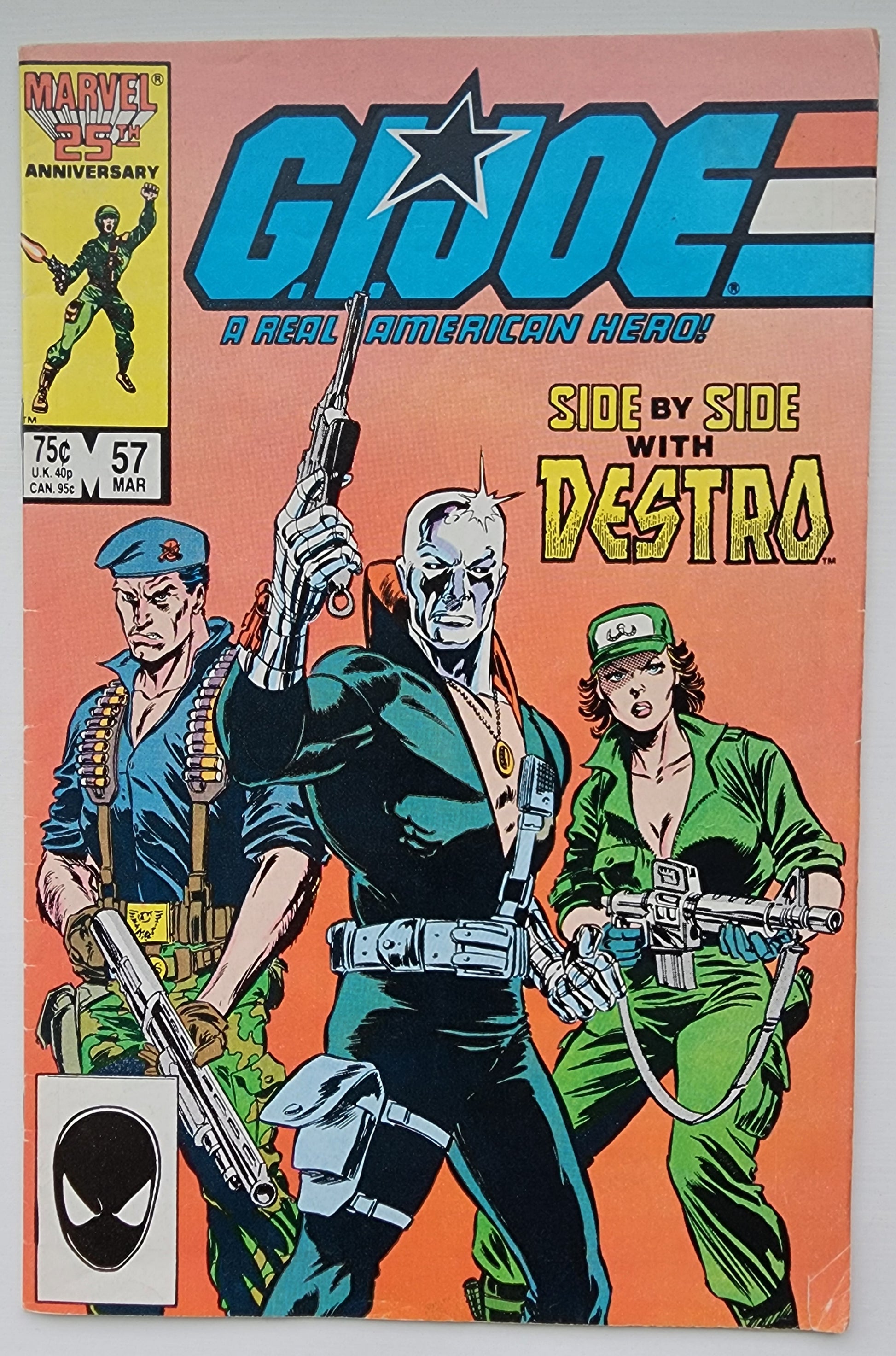 GI JOE A REAL AMERICAN HERO #57 1987 [J1] GI Joe MARVEL COMICS