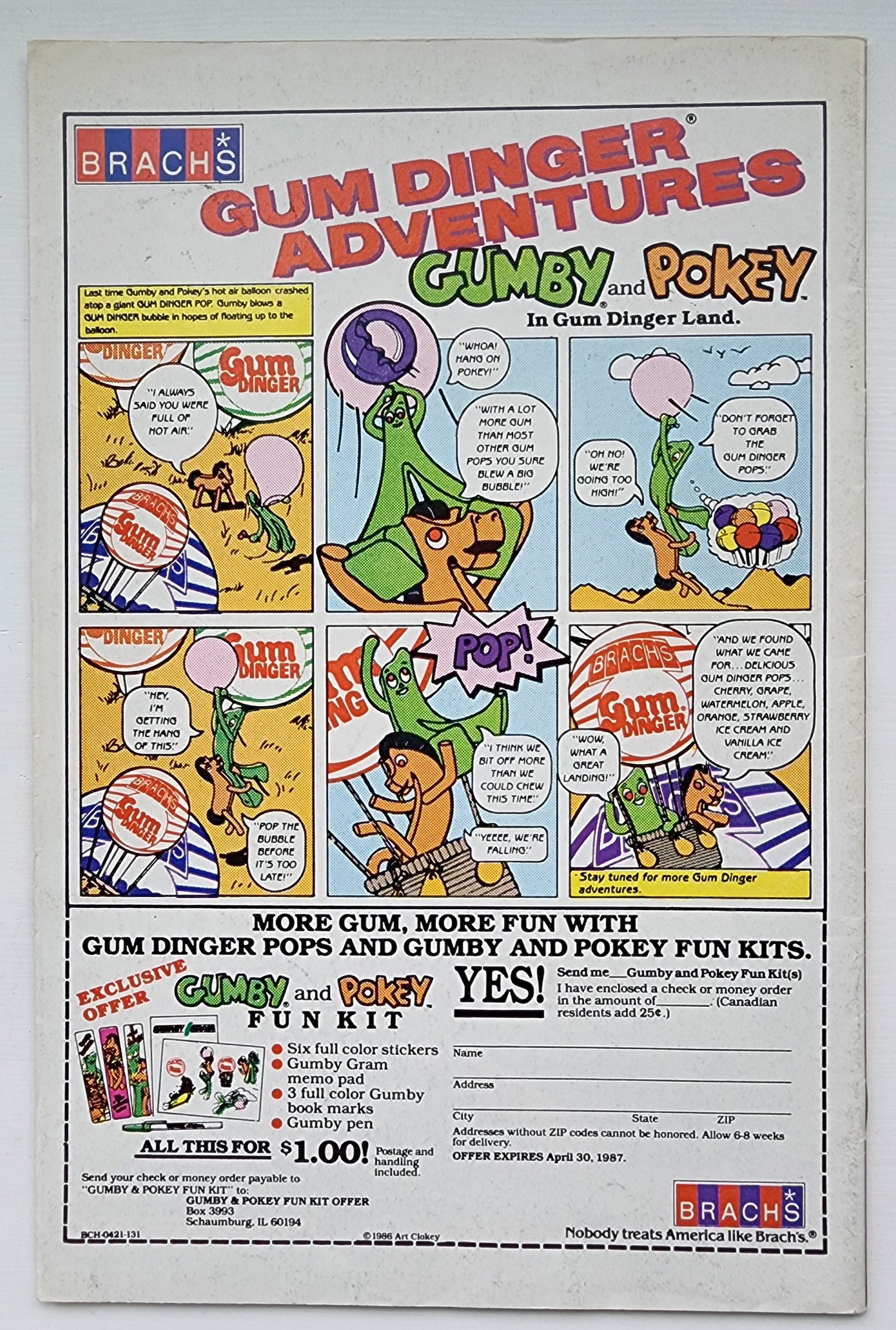 GI JOE A REAL AMERICAN HERO #57 1987 [J1] GI Joe MARVEL COMICS