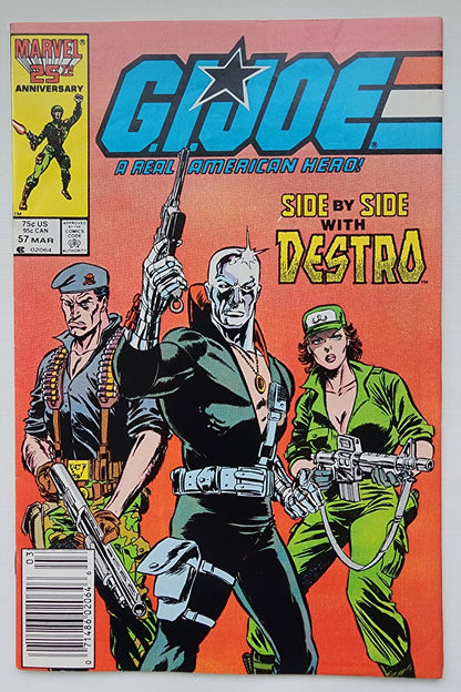 GI JOE A REAL AMERICAN HERO #57 1987 NEWSSTAND [J1] GI Joe MARVEL COMICS