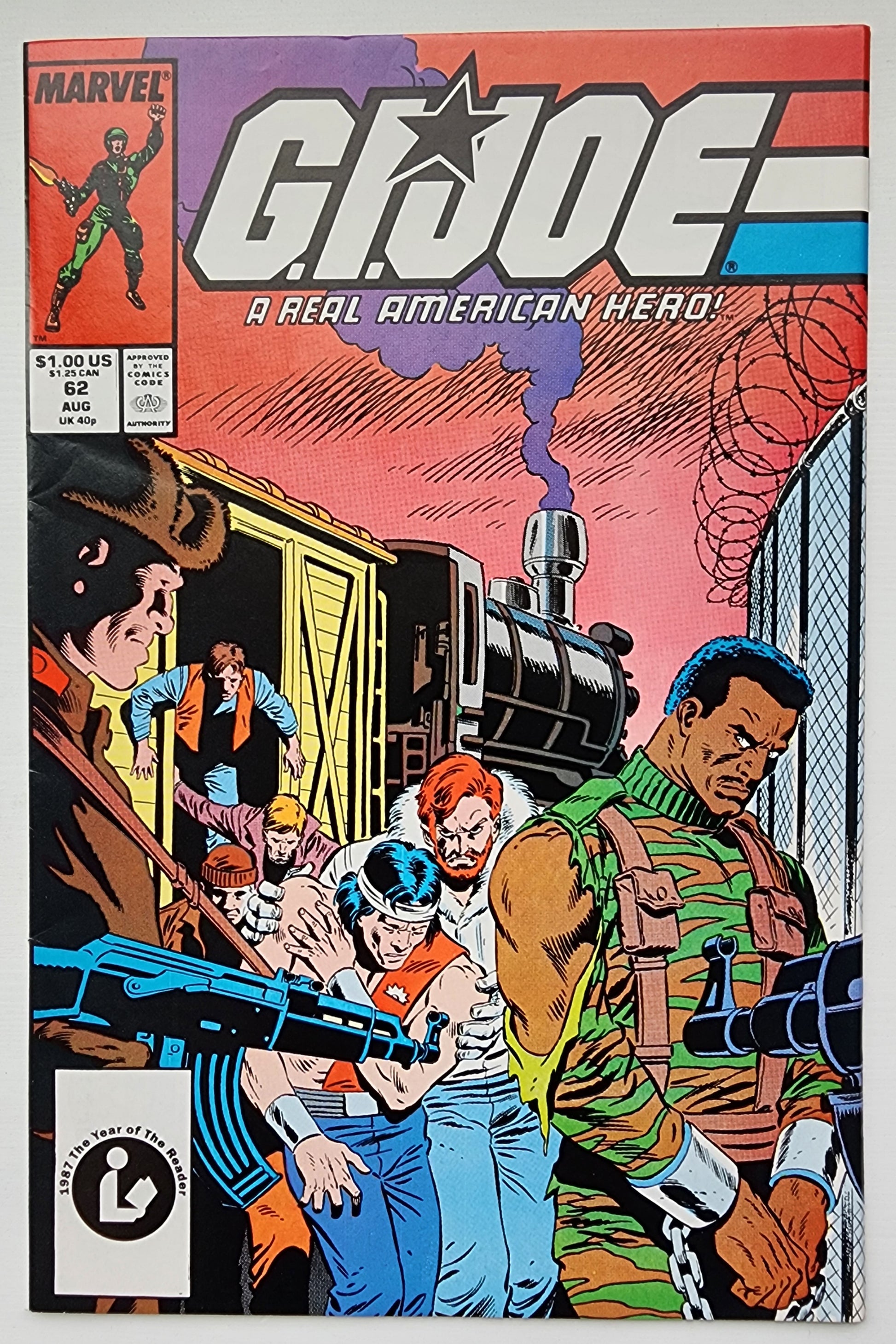 GI JOE A REAL AMERICAN HERO #62 1987 [J2] GI Joe MARVEL COMICS