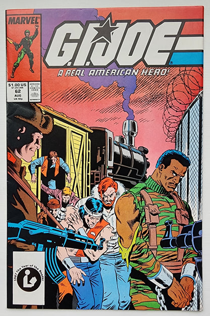 GI JOE A REAL AMERICAN HERO #62 1987 [J2] GI Joe MARVEL COMICS