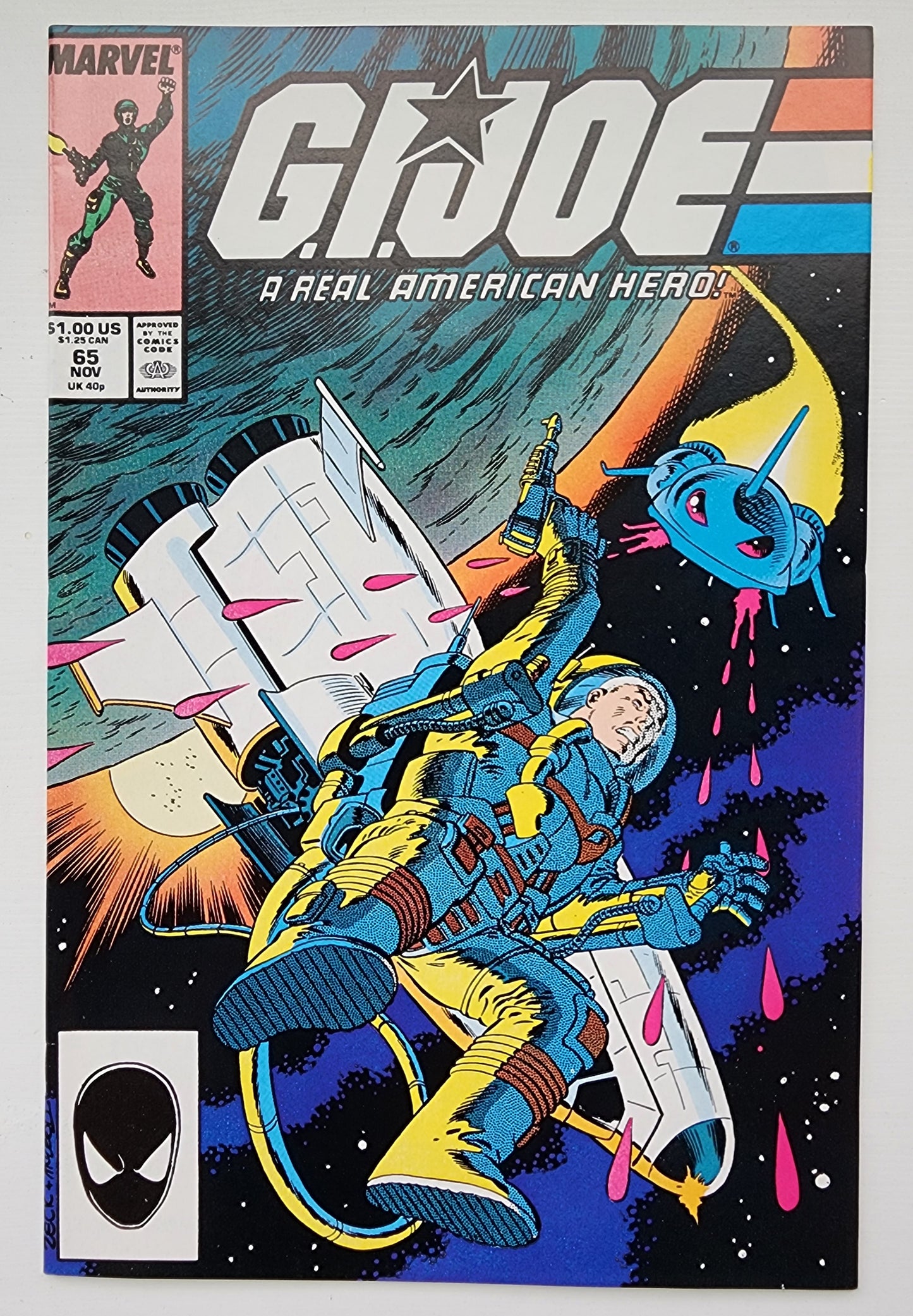 GI JOE A REAL AMERICAN HERO #65 1987 (1ST APP WHITE CLOW & ORLOVSKY THE DWARF) GI Joe MARVEL COMICS