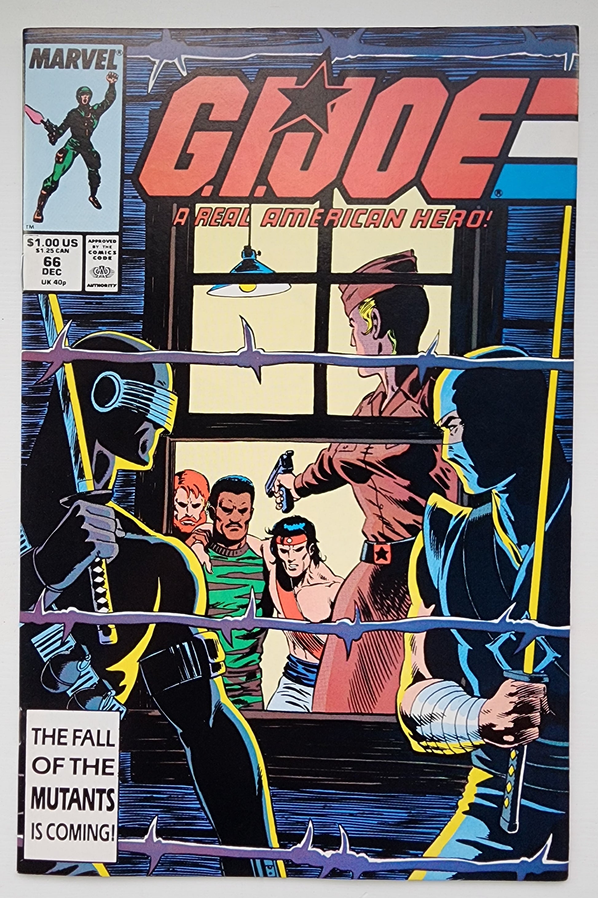 GI JOE A REAL AMERICAN HERO #66 1987 GI Joe MARVEL COMICS