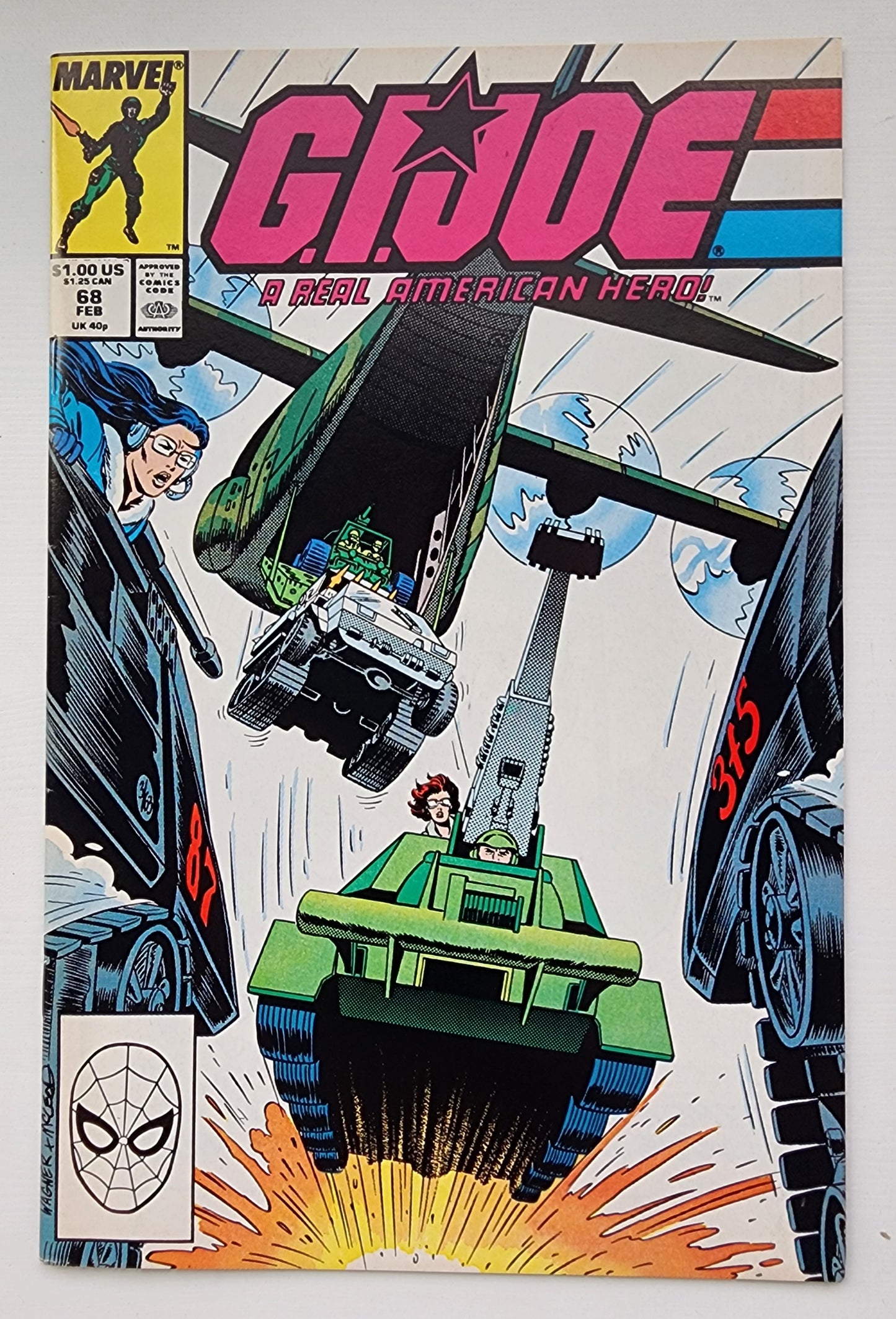 GI JOE A REAL AMERICAN HERO #68 1988 (1ST APP BATTLE FORCE 2000) [J1] GI Joe MARVEL COMICS
