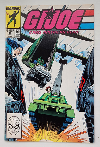 GI JOE A REAL AMERICAN HERO #68 1988 (1ST APP BATTLE FORCE 2000) [J1] GI Joe MARVEL COMICS
