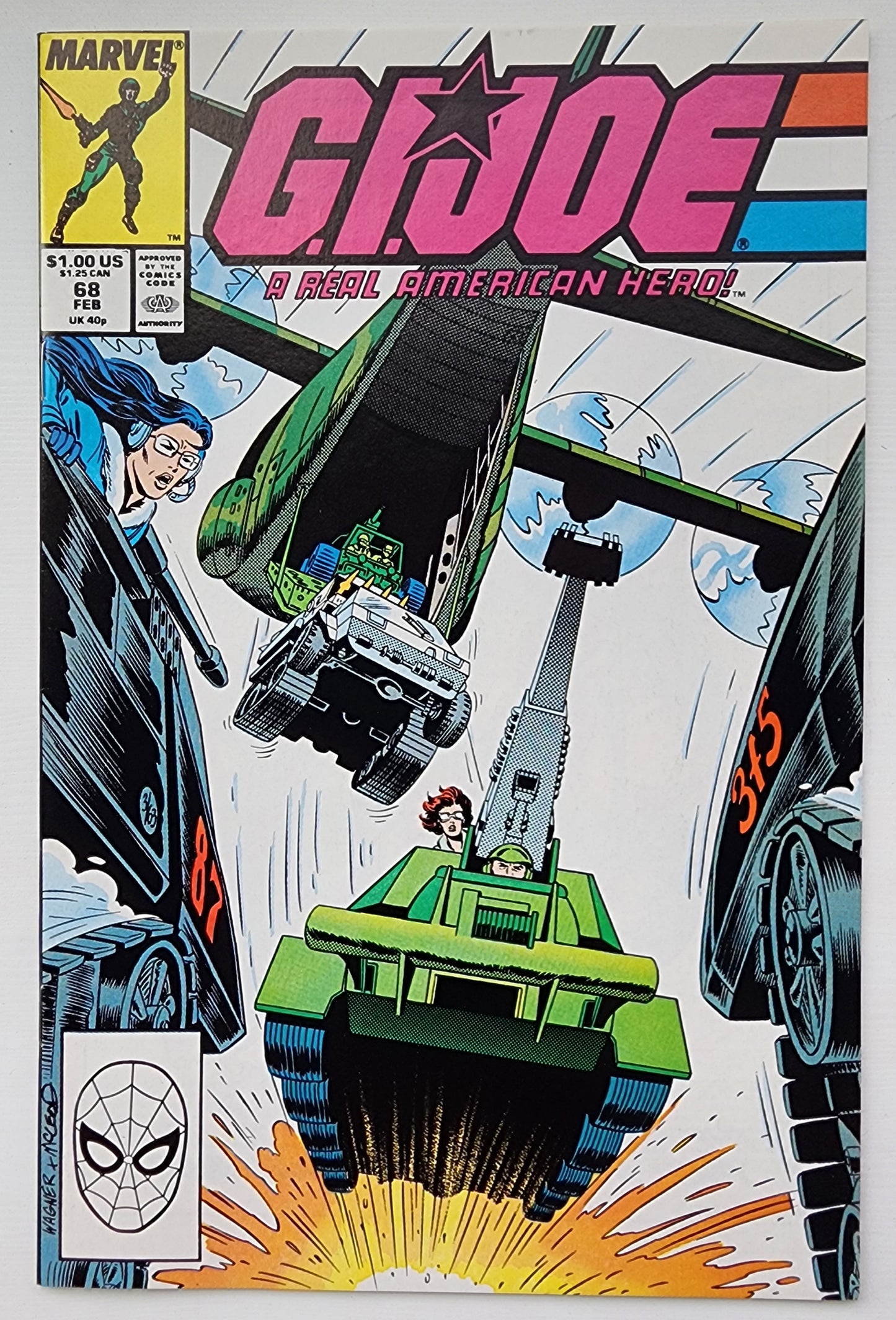 GI JOE A REAL AMERICAN HERO #68 1988 (1ST APP BATTLE FORCE 2000) [J2] GI Joe MARVEL COMICS