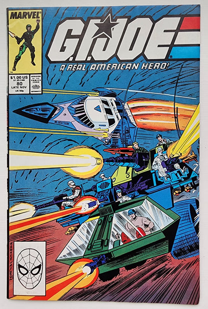 GI JOE A REAL AMERICAN HERO #80 1988 (1ST APP CHARBROIL, HARDBALL, MUSKRAT, HIT N' RUN, & RUMBLER) GI Joe MARVEL COMICS