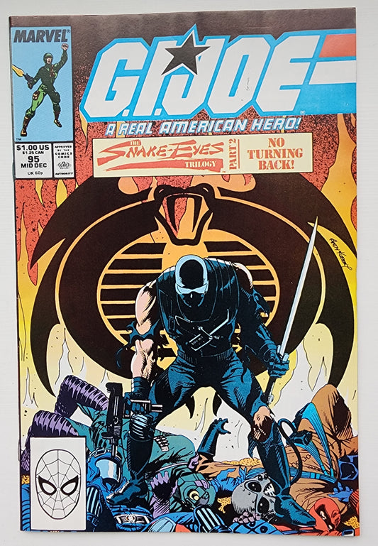 GI JOE A REAL AMERICAN HERO #95 1989 (J JONAH JAMESON APPEARANCE) GI Joe MARVEL COMICS