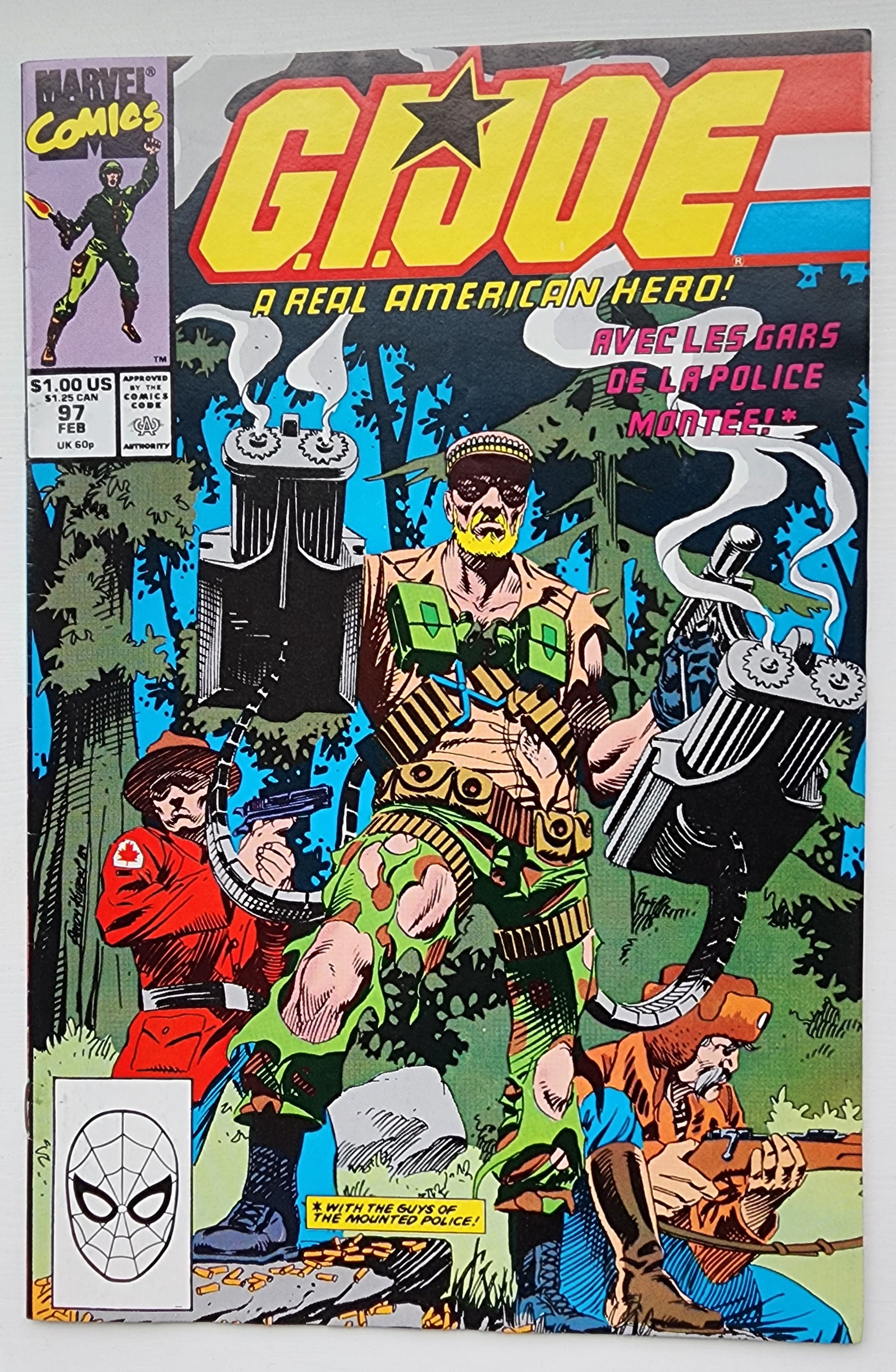 GI JOE A REAL AMERICAN HERO #97 1990 GI Joe MARVEL COMICS
