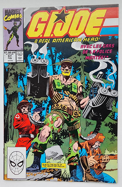 GI JOE A REAL AMERICAN HERO #97 1990 GI Joe MARVEL COMICS