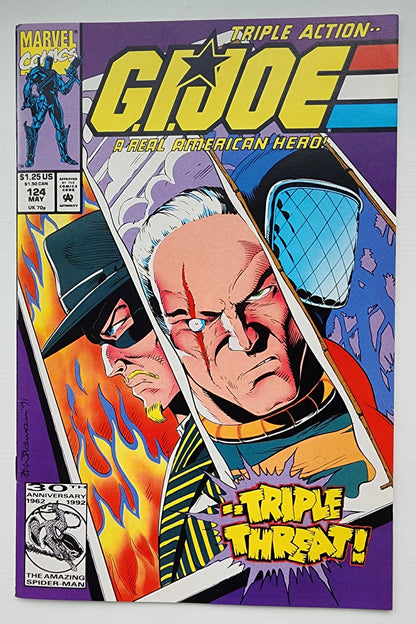GI JOE A REAL AMERICAN HERO #124 1992 GI Joe MARVEL COMICS