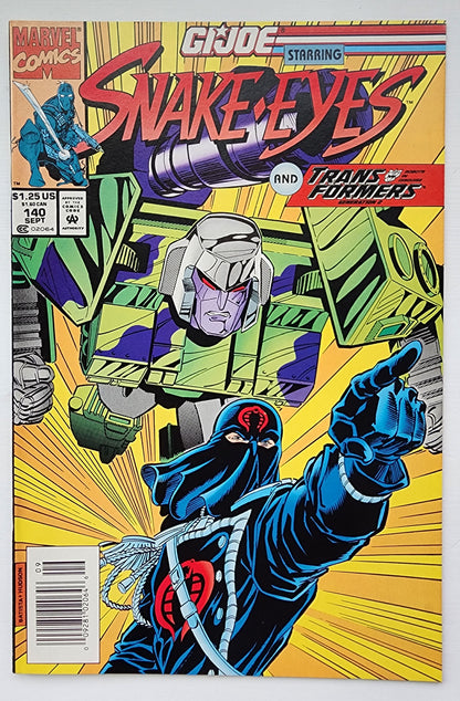 GI JOE A REAL AMERICAN HERO #140 1993 NEWSSTAND [J2] GI Joe MARVEL COMICS