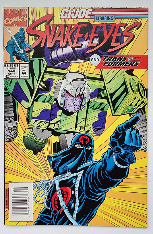 GI JOE A REAL AMERICAN HERO #140 1993 NEWSSTAND [J2] GI Joe MARVEL COMICS