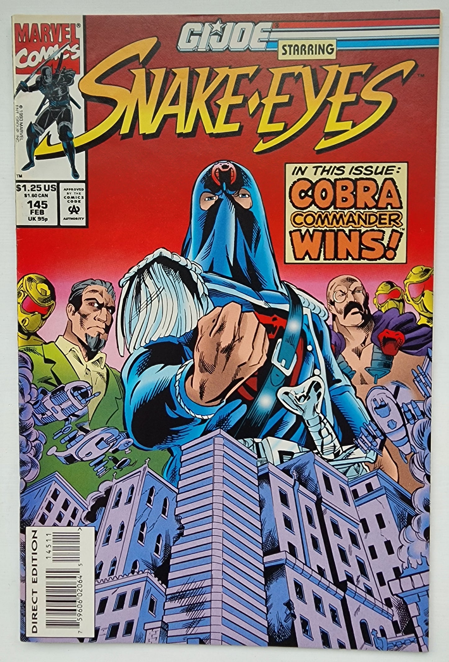 GI JOE A REAL AMERICAN HERO #145 1994 [J1] GI Joe MARVEL COMICS