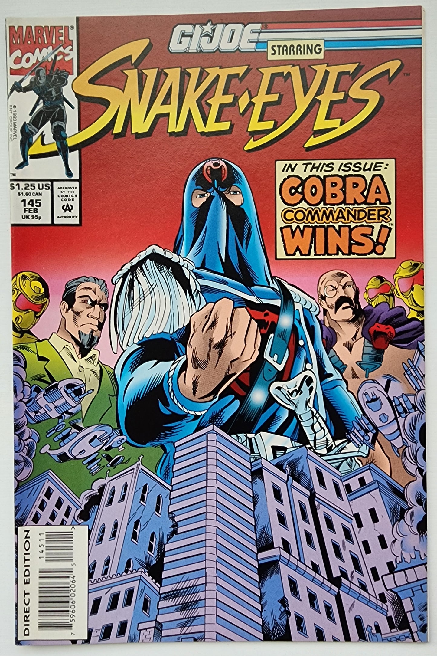 GI JOE A REAL AMERICAN HERO #145 1994 [J2] GI Joe MARVEL COMICS