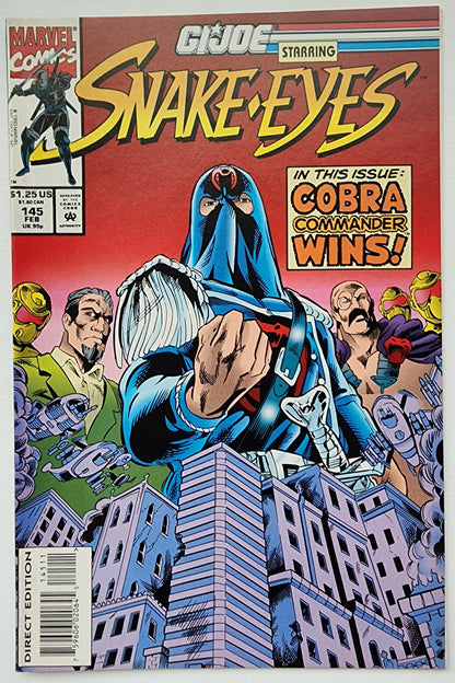 GI JOE A REAL AMERICAN HERO #145 1994 [J2] GI Joe MARVEL COMICS