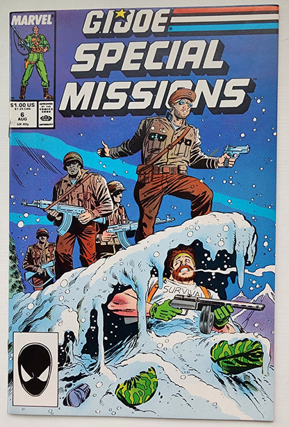GI JOE SPECIAL MISSIONS #6 1986 GI Joe MARVEL COMICS