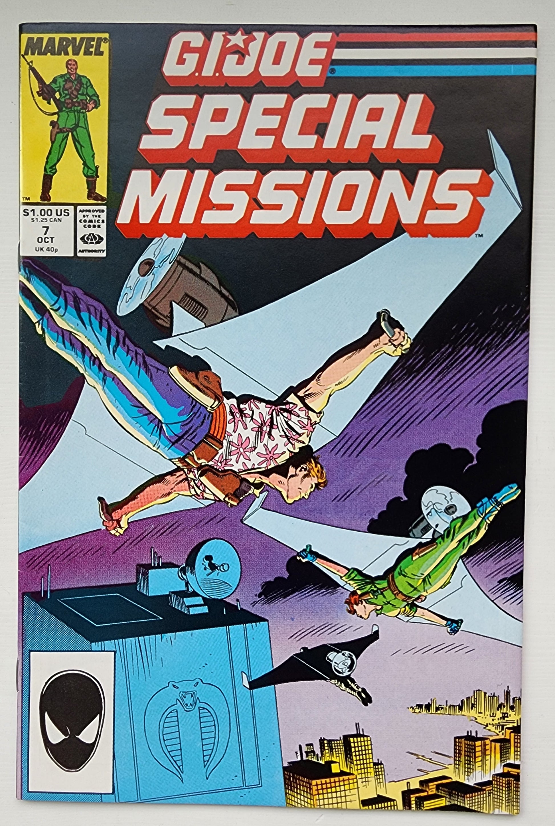 GI JOE SPECIAL MISSIONS #7 1987 GI Joe MARVEL COMICS