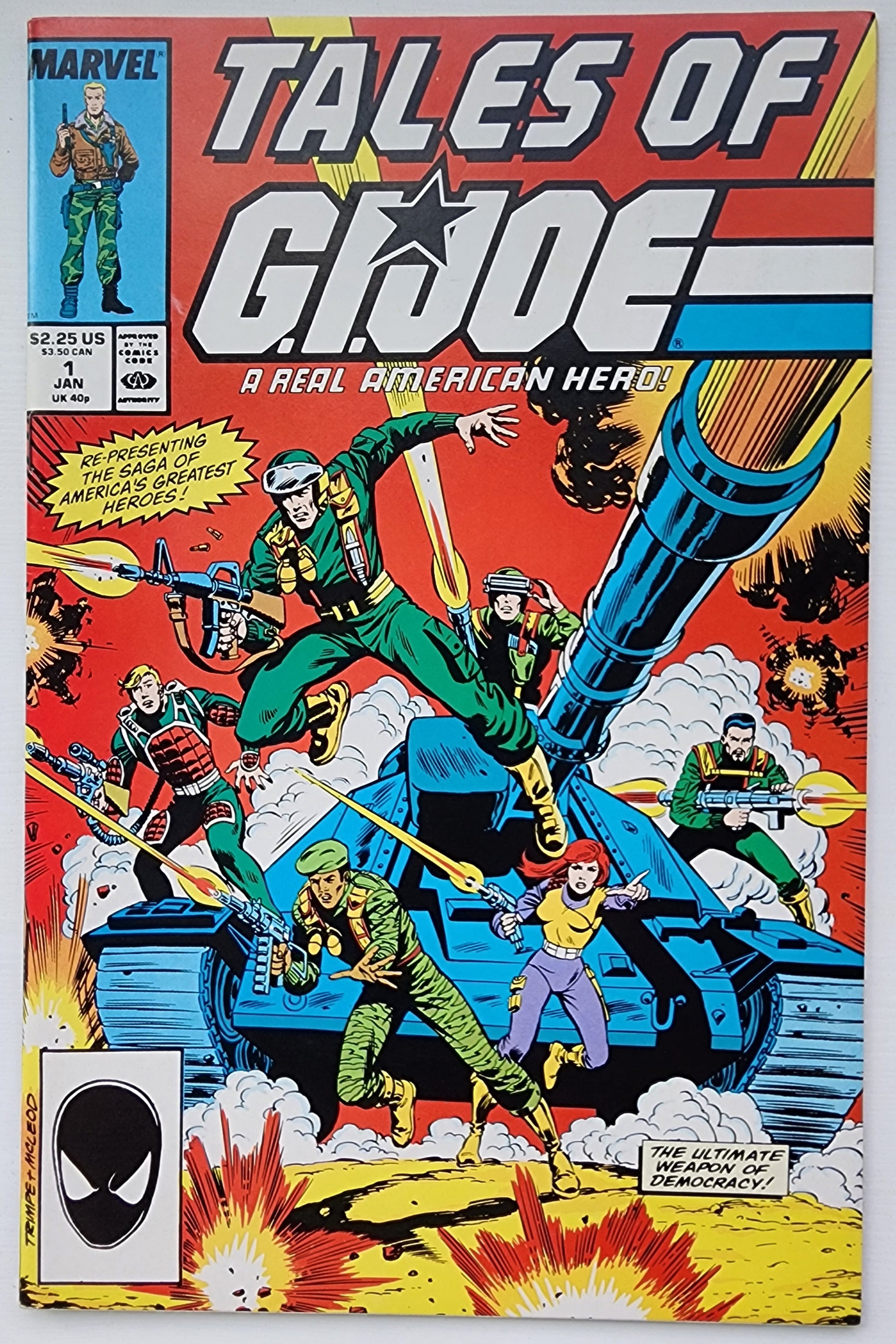 TALES OF GI JOE #1 1988 GI Joe MARVEL COMICS