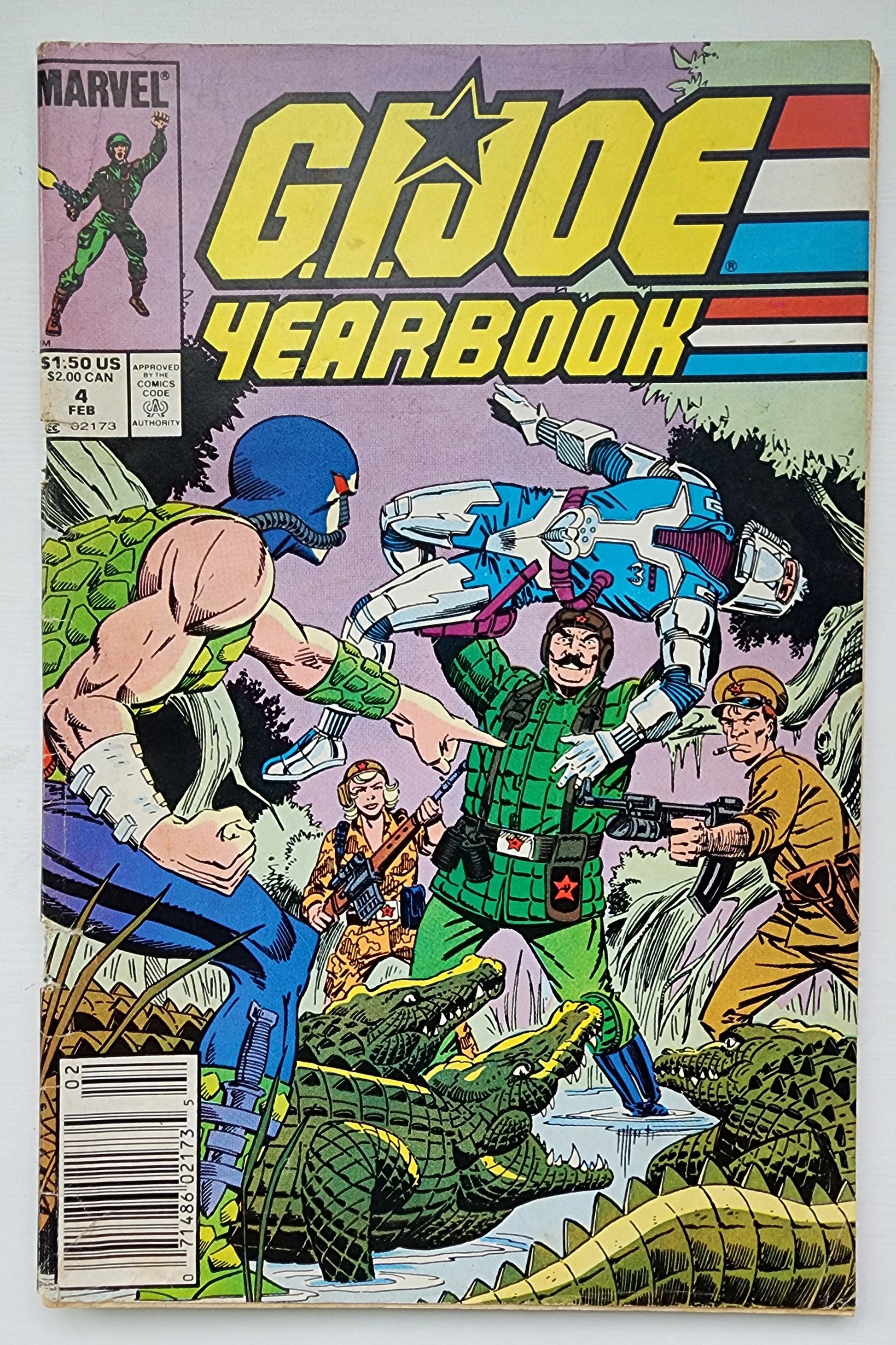 GI JOE YEARBOOK #4 1988 NEWSSTAND GI Joe MARVEL COMICS