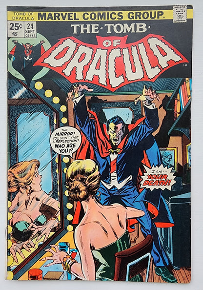 TOMB OF DRACULA #24 1974 Tomb of Dracula MARVEL COMICS