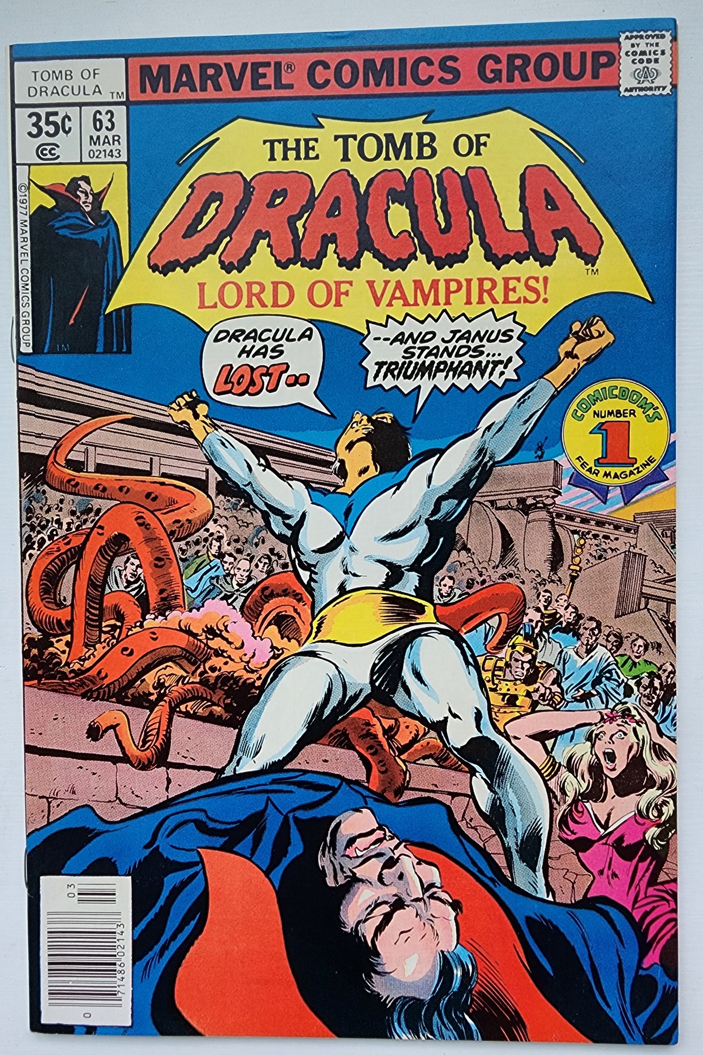 TOMB OF DRACULA #63 1978 Tomb of Dracula MARVEL COMICS