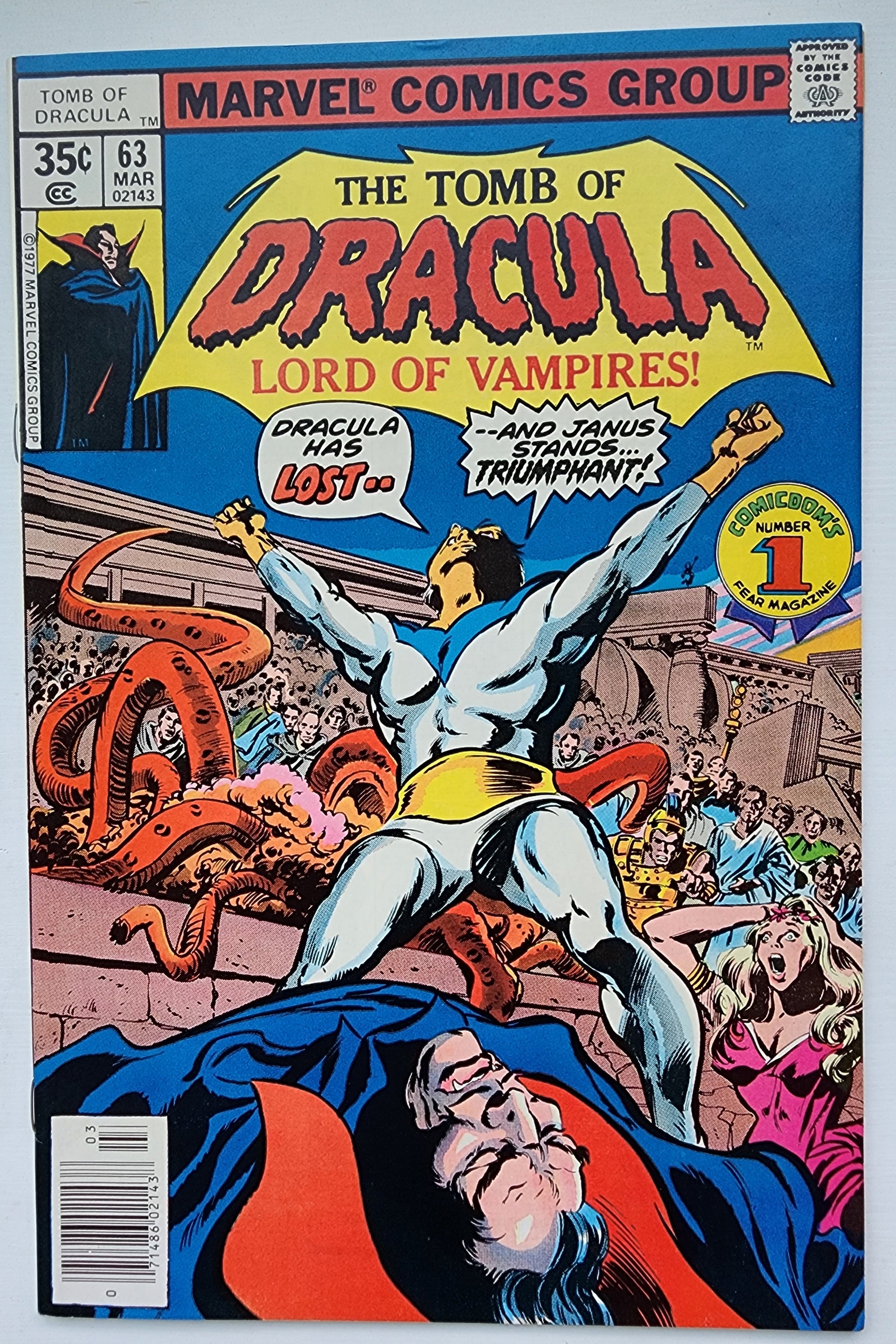 TOMB OF DRACULA #63 1978 Tomb of Dracula MARVEL COMICS