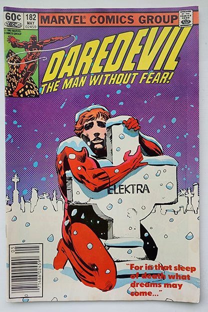 DAREDEVIL #182 1982 NEWSSTAND Daredevil MARVEL COMICS