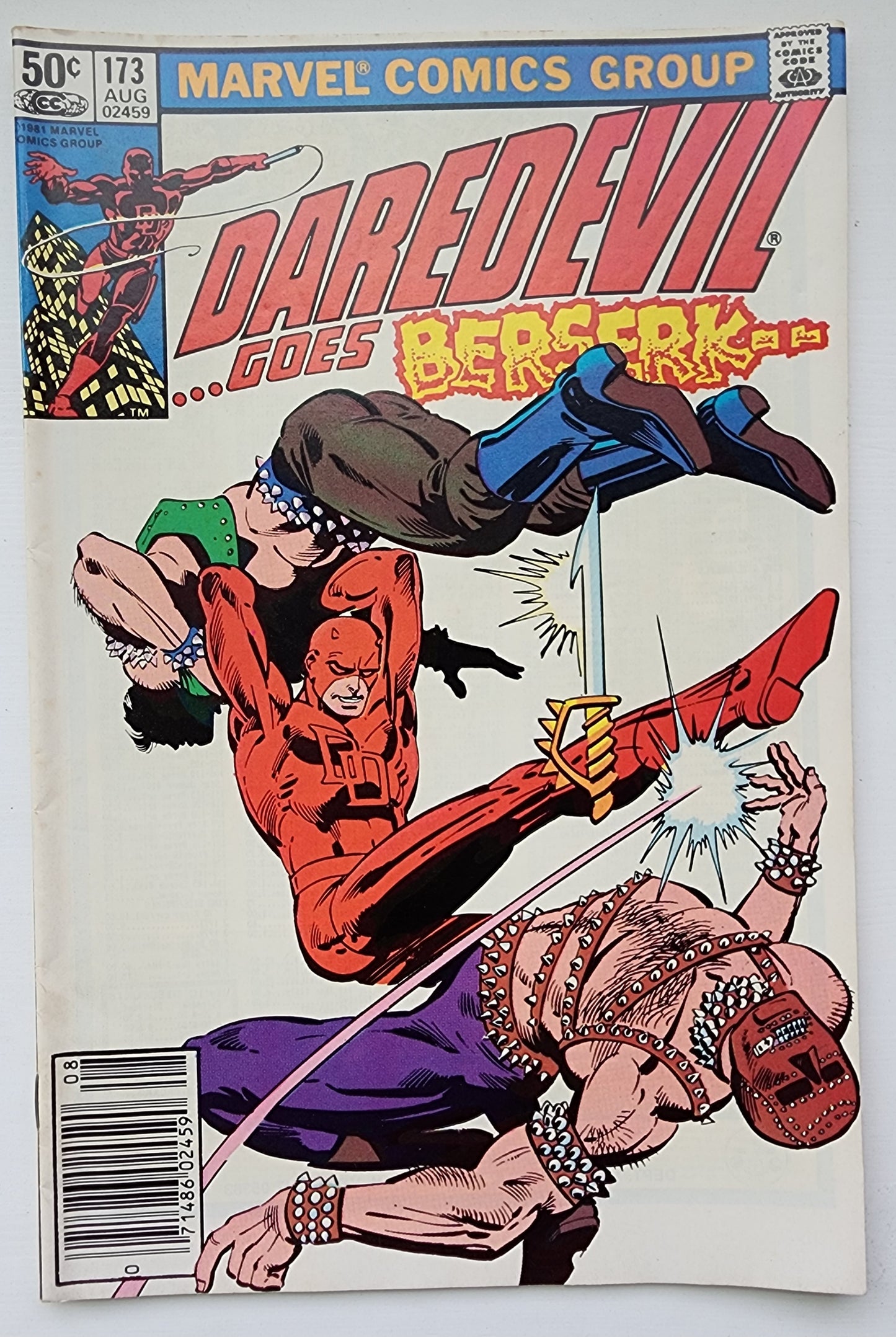DAREDEVIL #173 1981 NEWSSTAND Daredevil MARVEL COMICS