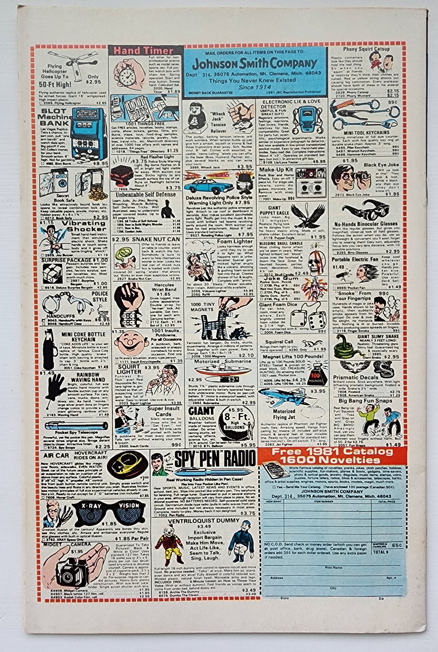 DAREDEVIL #173 1981 NEWSSTAND Daredevil MARVEL COMICS