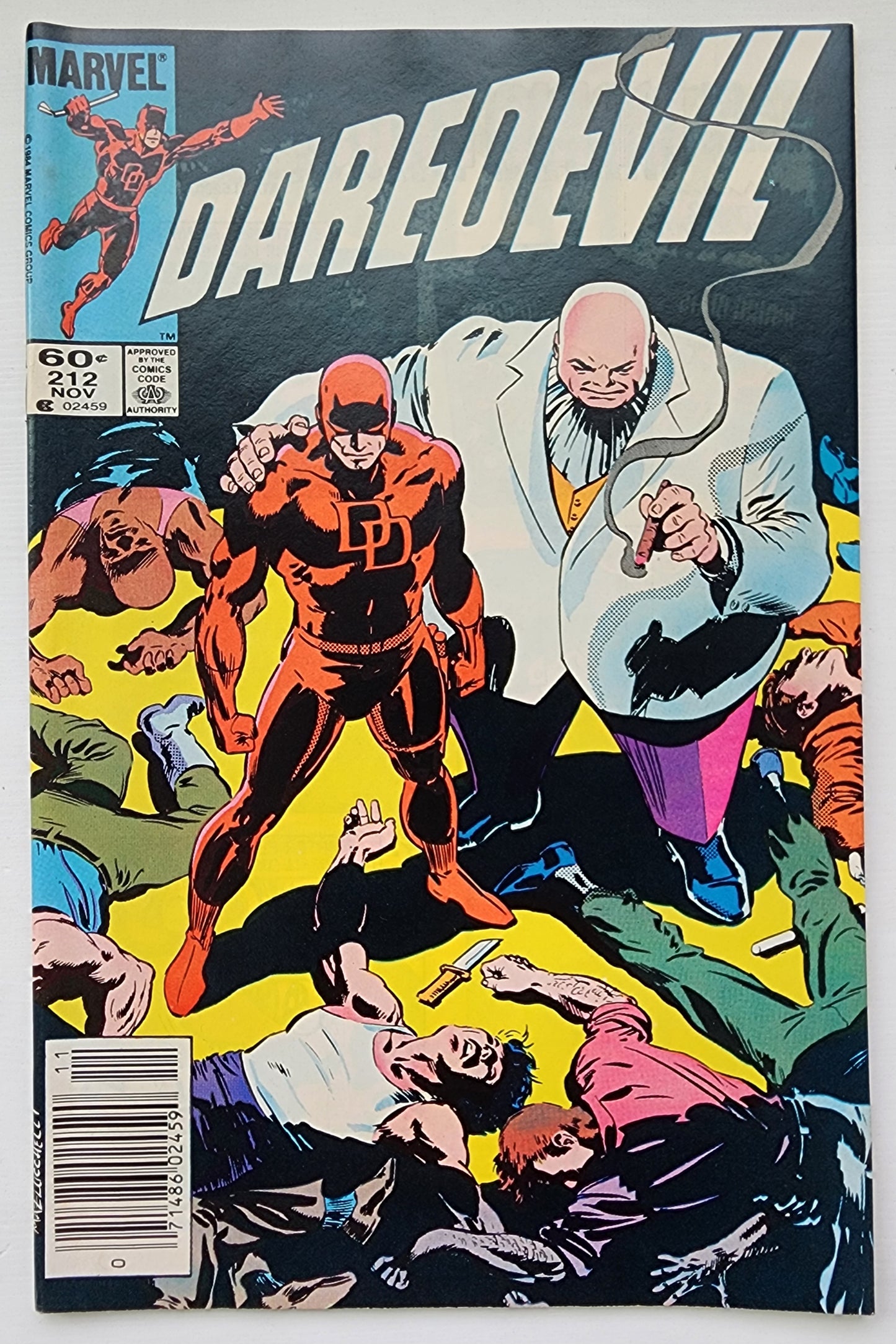 DAREDEVIL #212 1984 NEWSSTAND Daredevil MARVEL COMICS