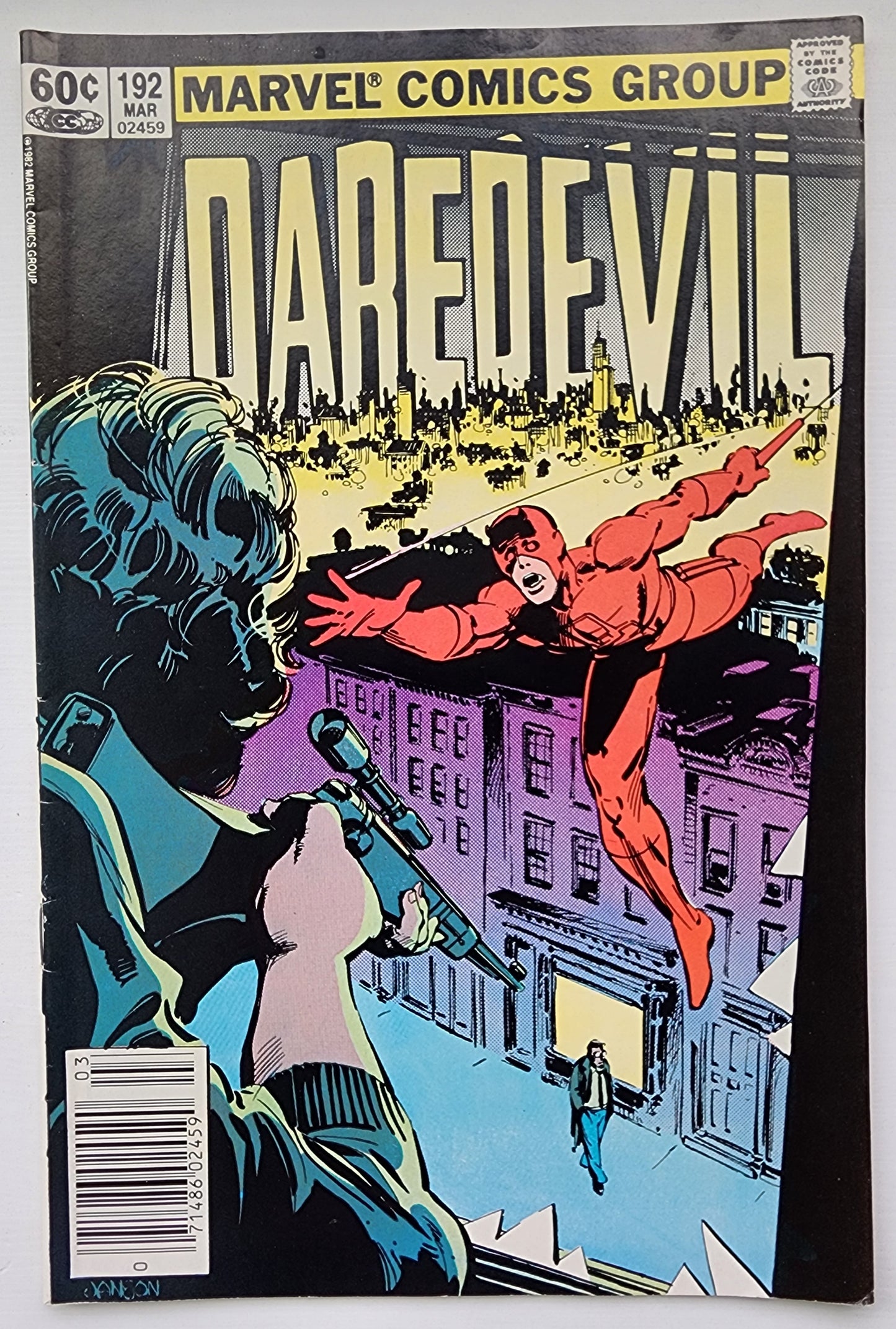 DAREDEVIL #192 1983 NEWSSTAND Daredevil MARVEL COMICS