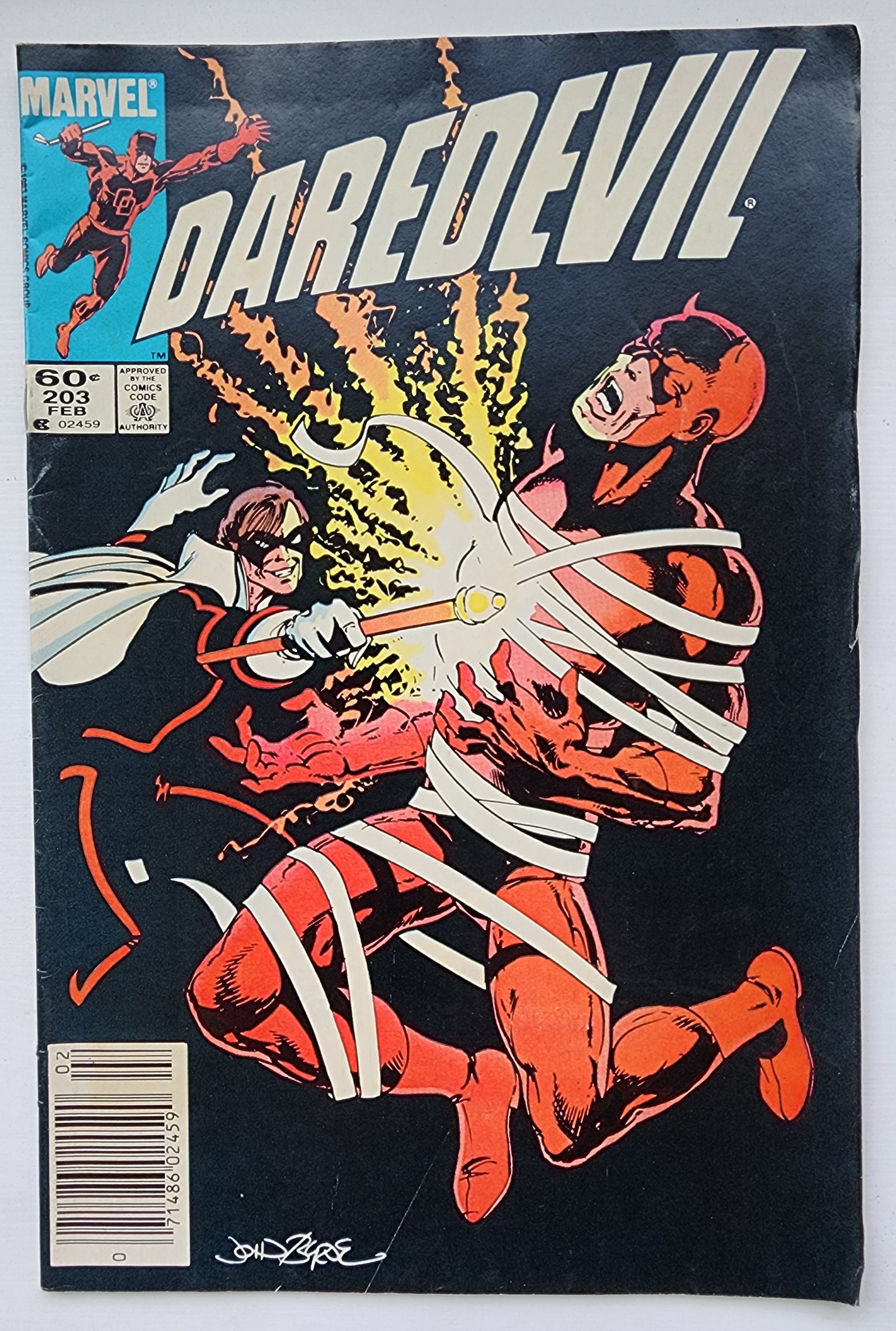 DAREDEVIL #203 1984 NEWSSTAND Daredevil MARVEL COMICS