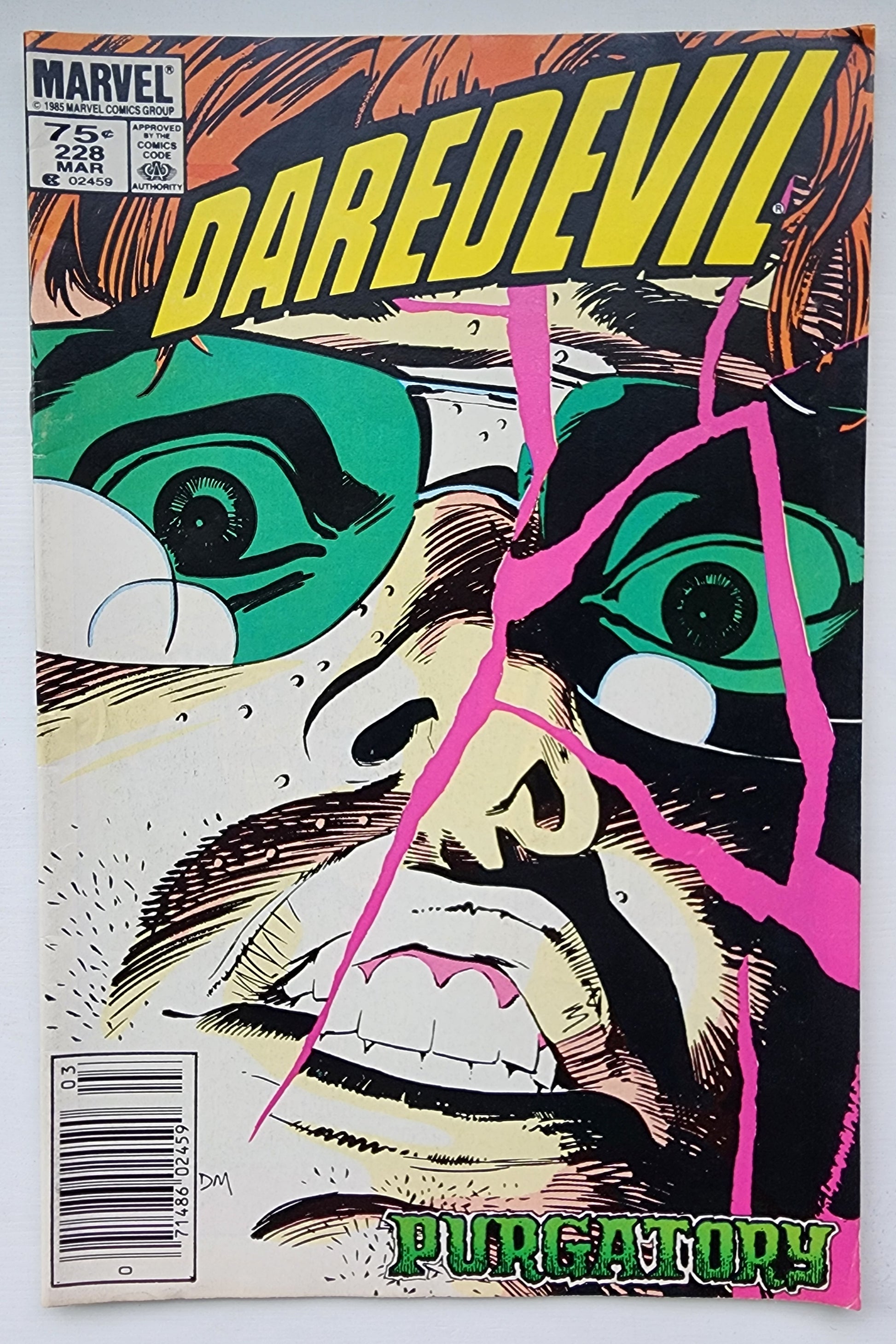 DAREDEVIL #228 1986 NEWSSTAND Daredevil MARVEL COMICS