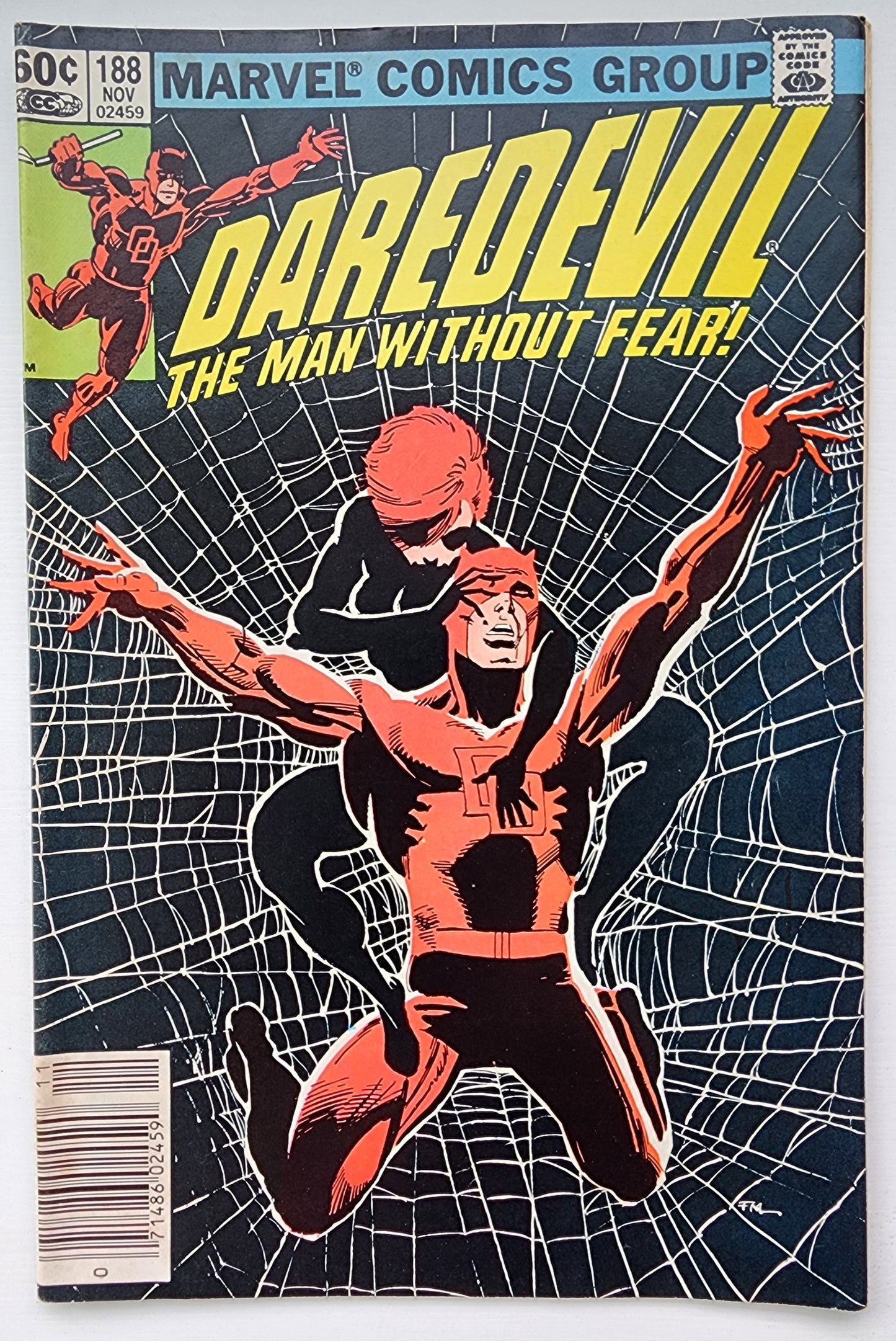 DAREDEVIL #188 1982 NEWSSTAND (1ST APP STONE, CLAW & SHAFT) Daredevil MARVEL COMICS