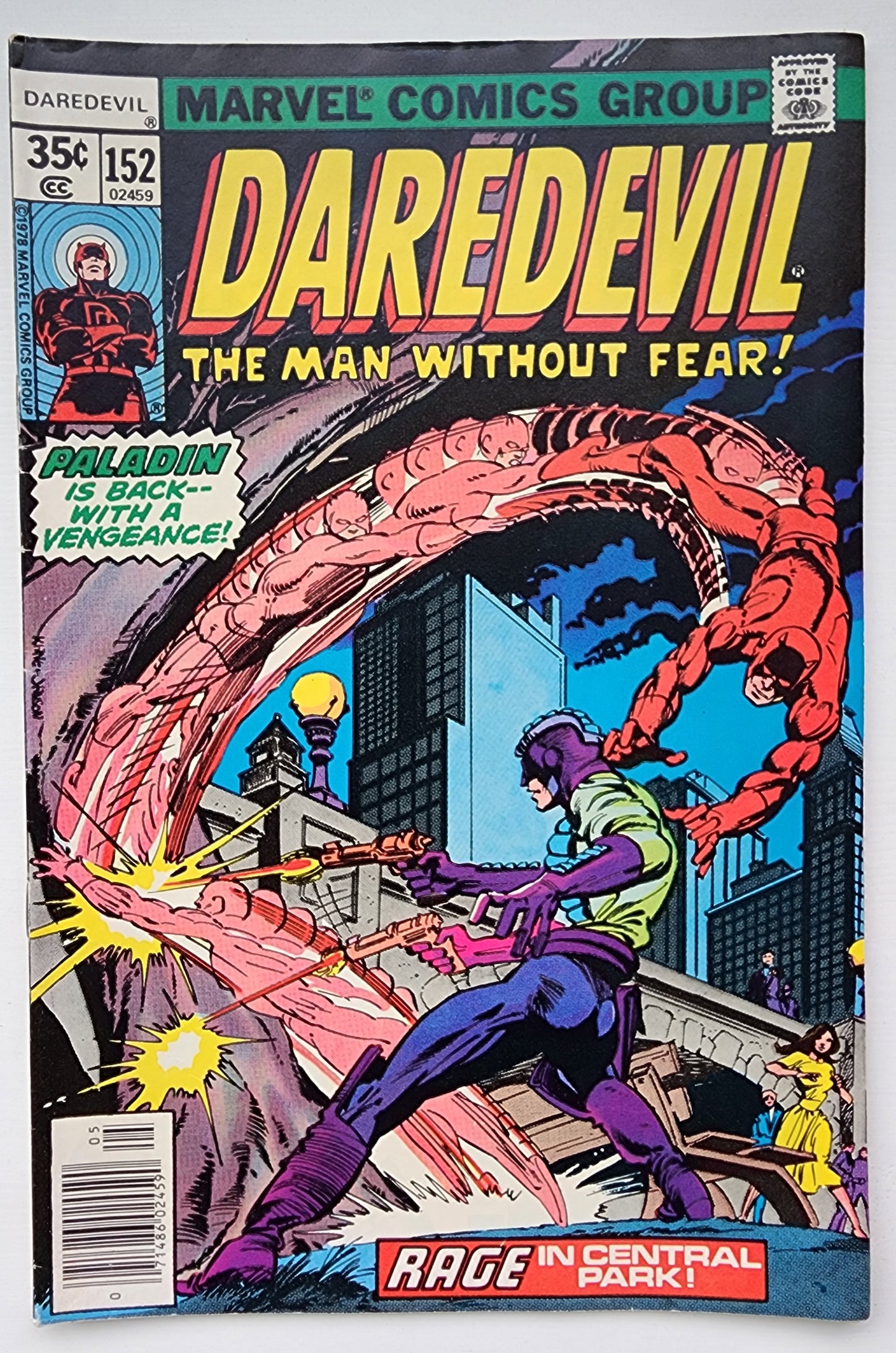 DAREDEVIL #152 1978 NEWSSTAND Daredevil MARVEL COMICS