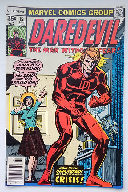 DAREDEVIL #151 1978 NEWSSTAND Daredevil MARVEL COMICS