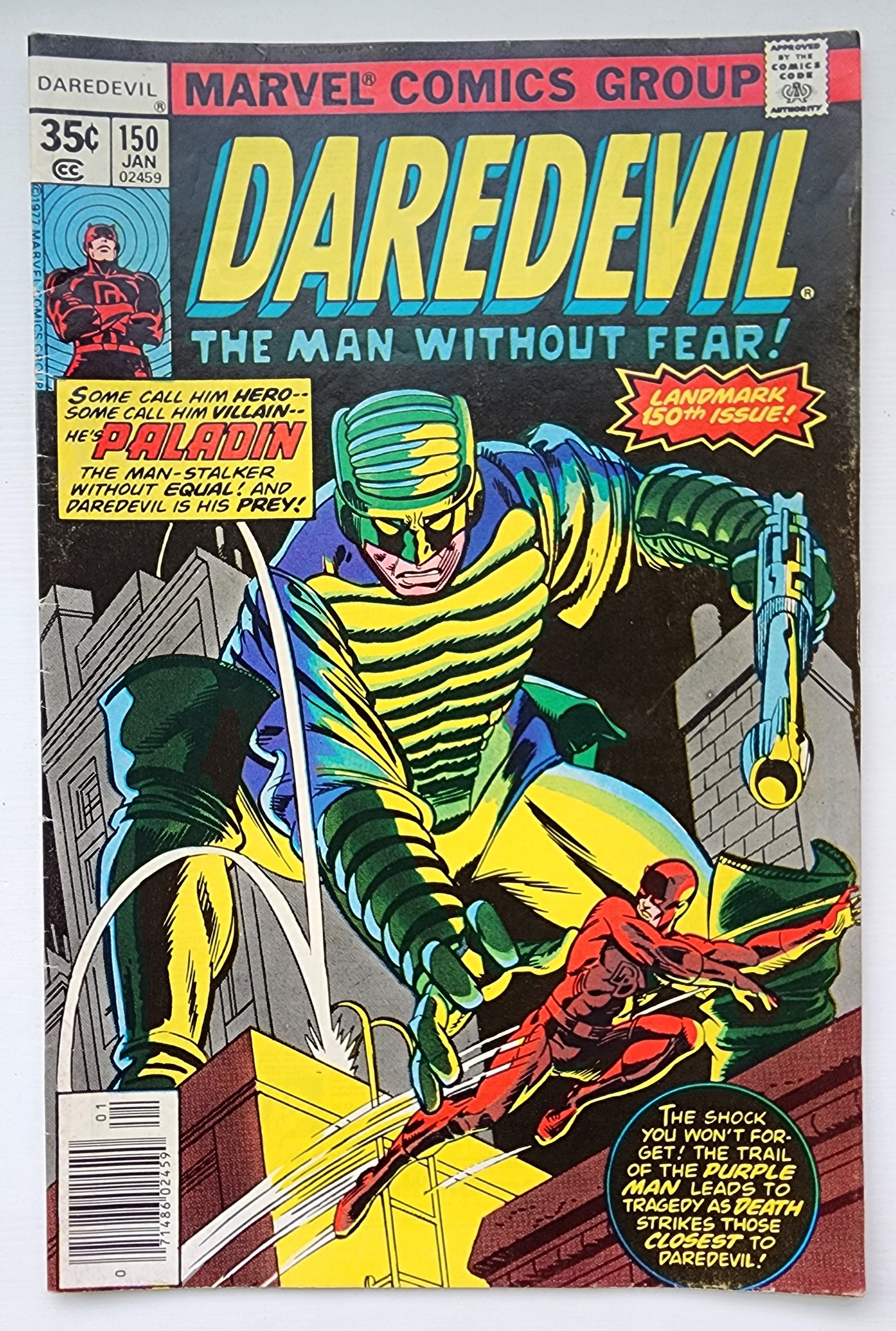 DAREDEVIL #150 1978 NEWSSTAND (1ST APP PALADIN) Daredevil MARVEL COMICS