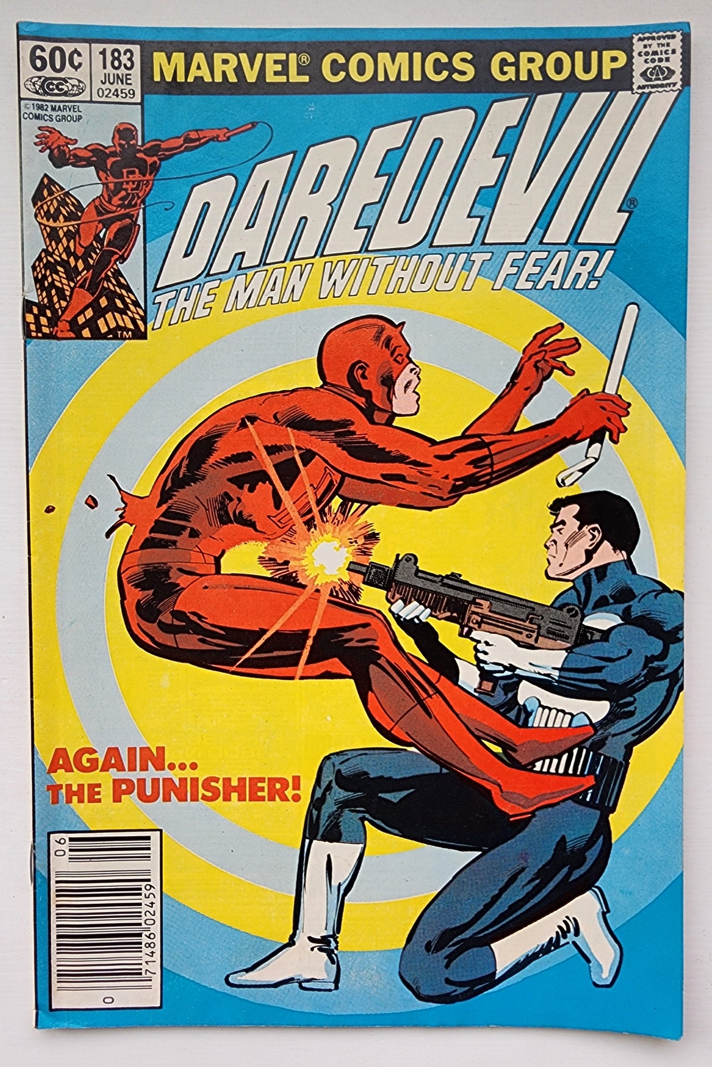 DAREDEVIL #183 1982 NEWSSTAND Daredevil MARVEL COMICS