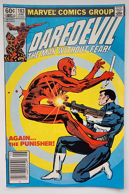 DAREDEVIL #183 1982 NEWSSTAND Daredevil MARVEL COMICS