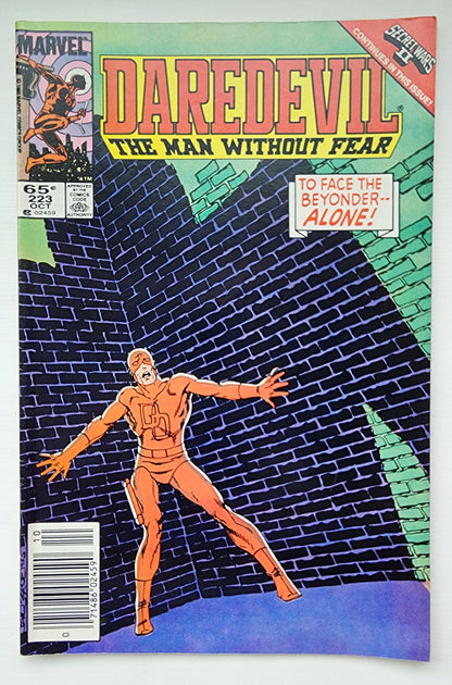 DAREDEVIL #223 1985 NEWSSTAND Daredevil MARVEL COMICS