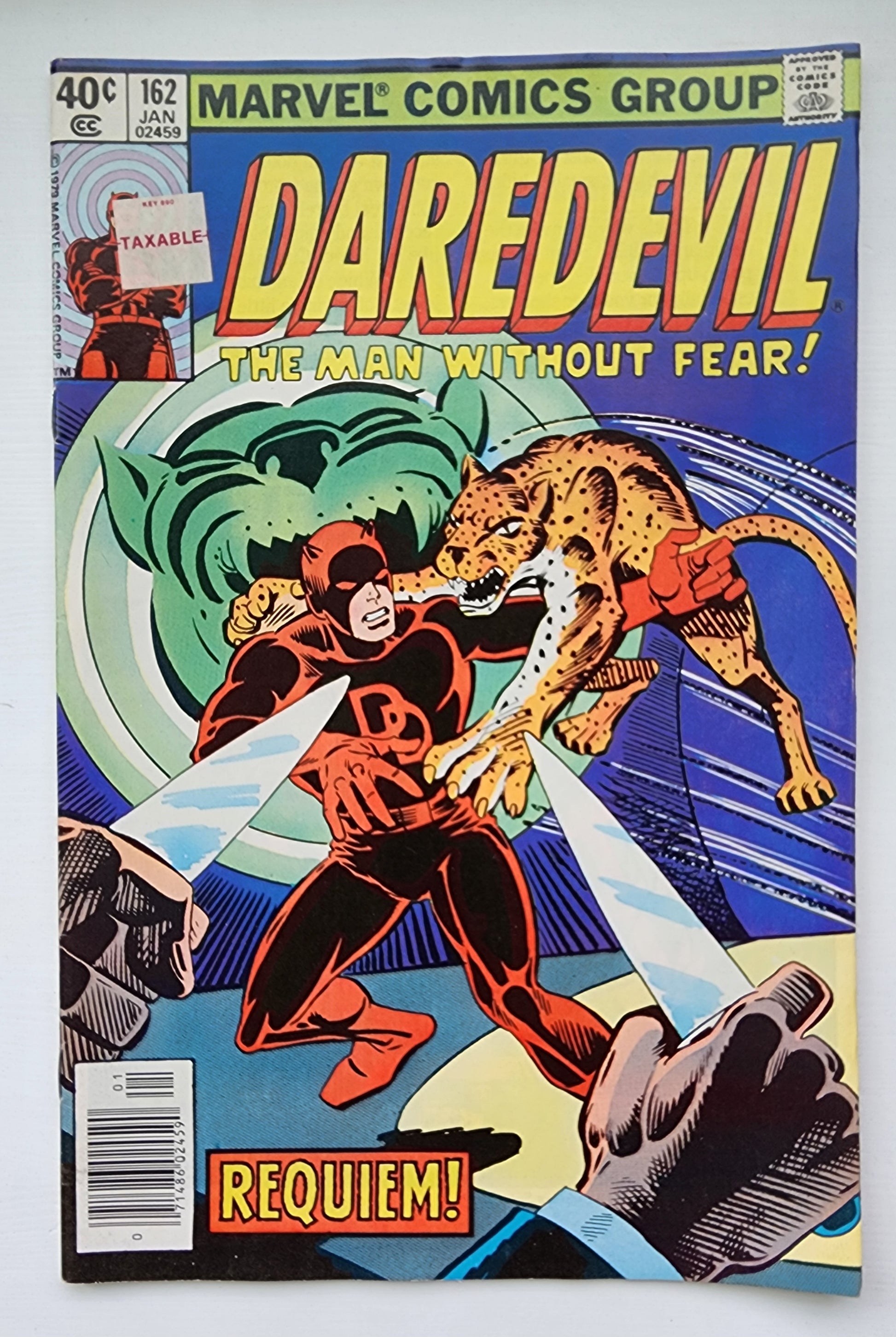DAREDEVIL #162 1980 NEWSSTAND Daredevil MARVEL COMICS