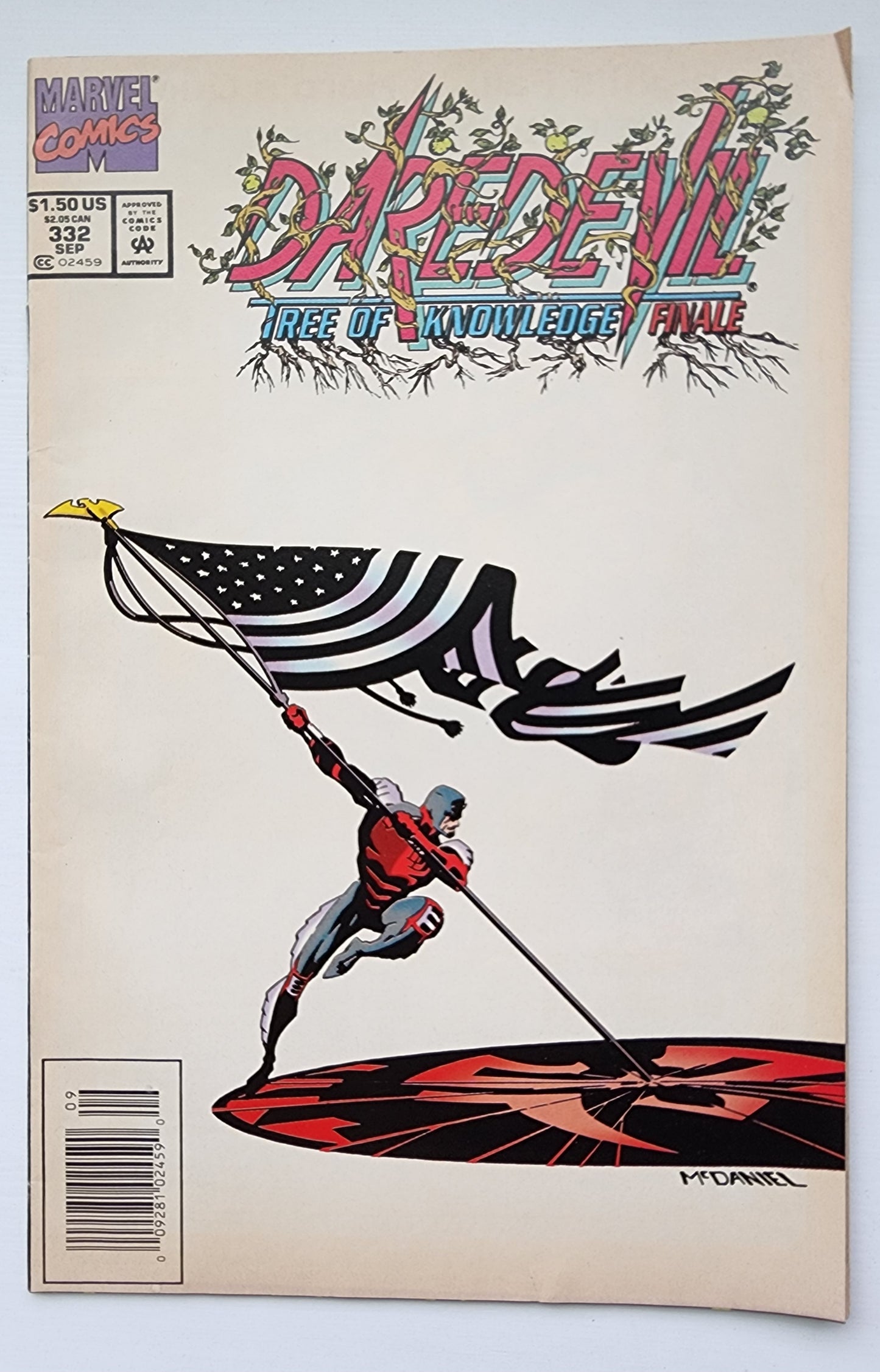 DAREDEVIL #332 1994 NEWSSTAND Daredevil MARVEL COMICS