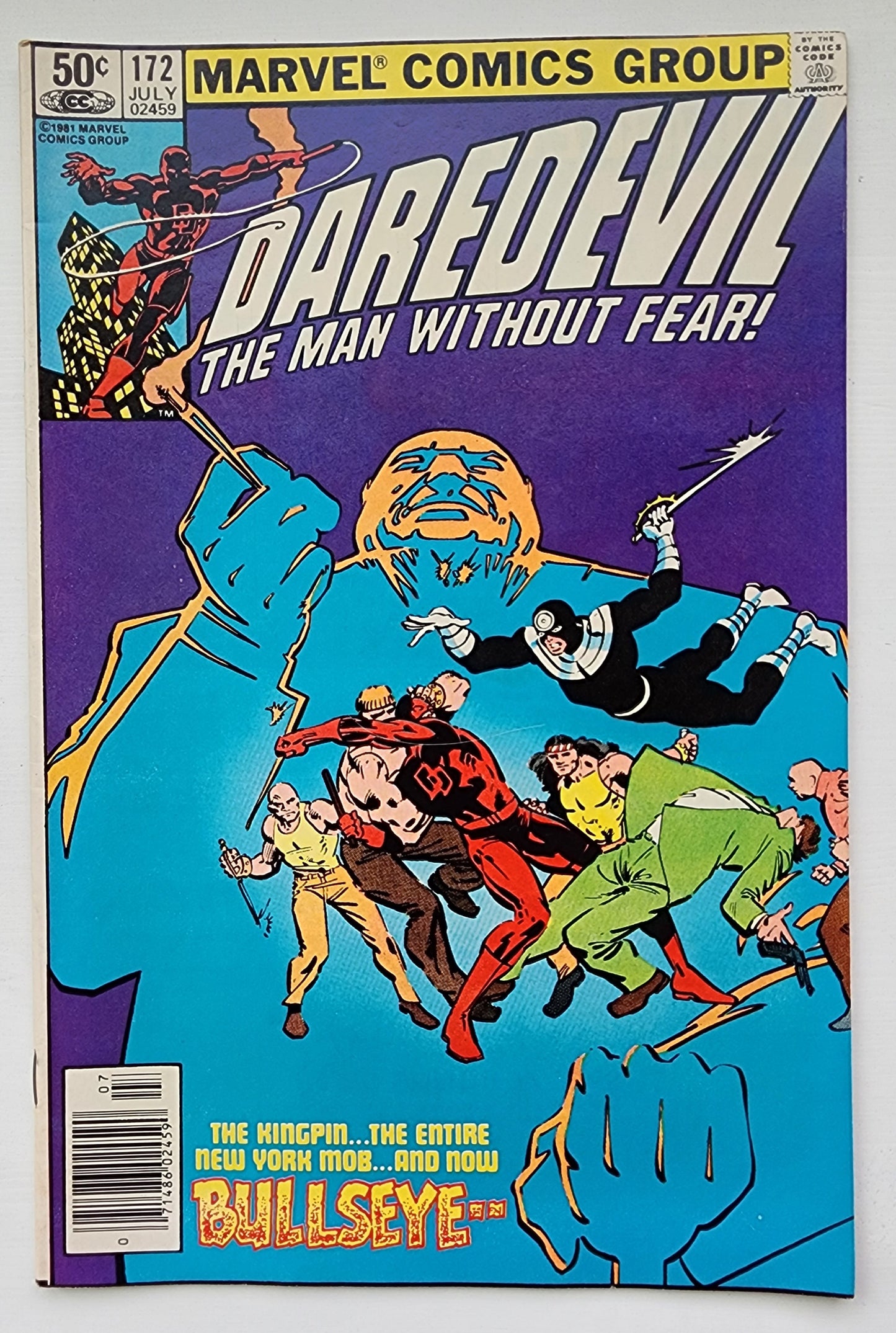 DAREDEVIL #172 1981 NEWSSTAND Daredevil MARVEL COMICS