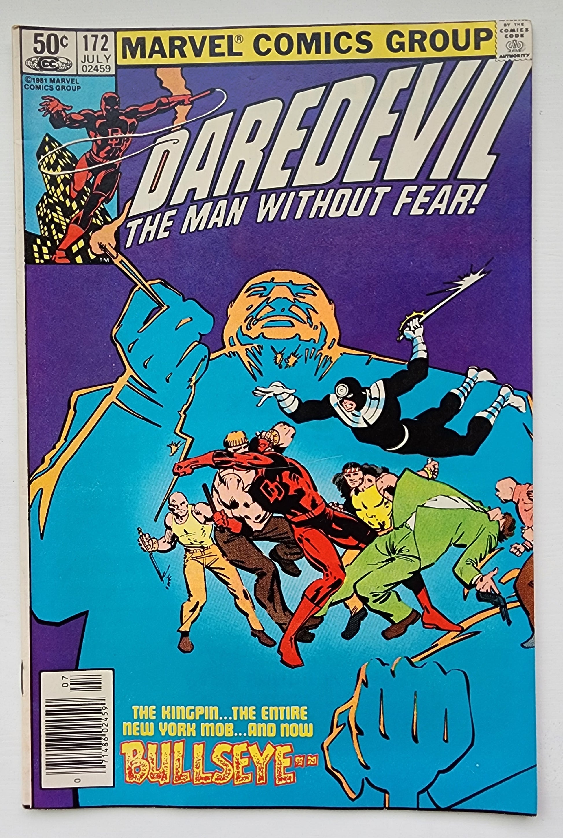 DAREDEVIL #172 1981 NEWSSTAND Daredevil MARVEL COMICS