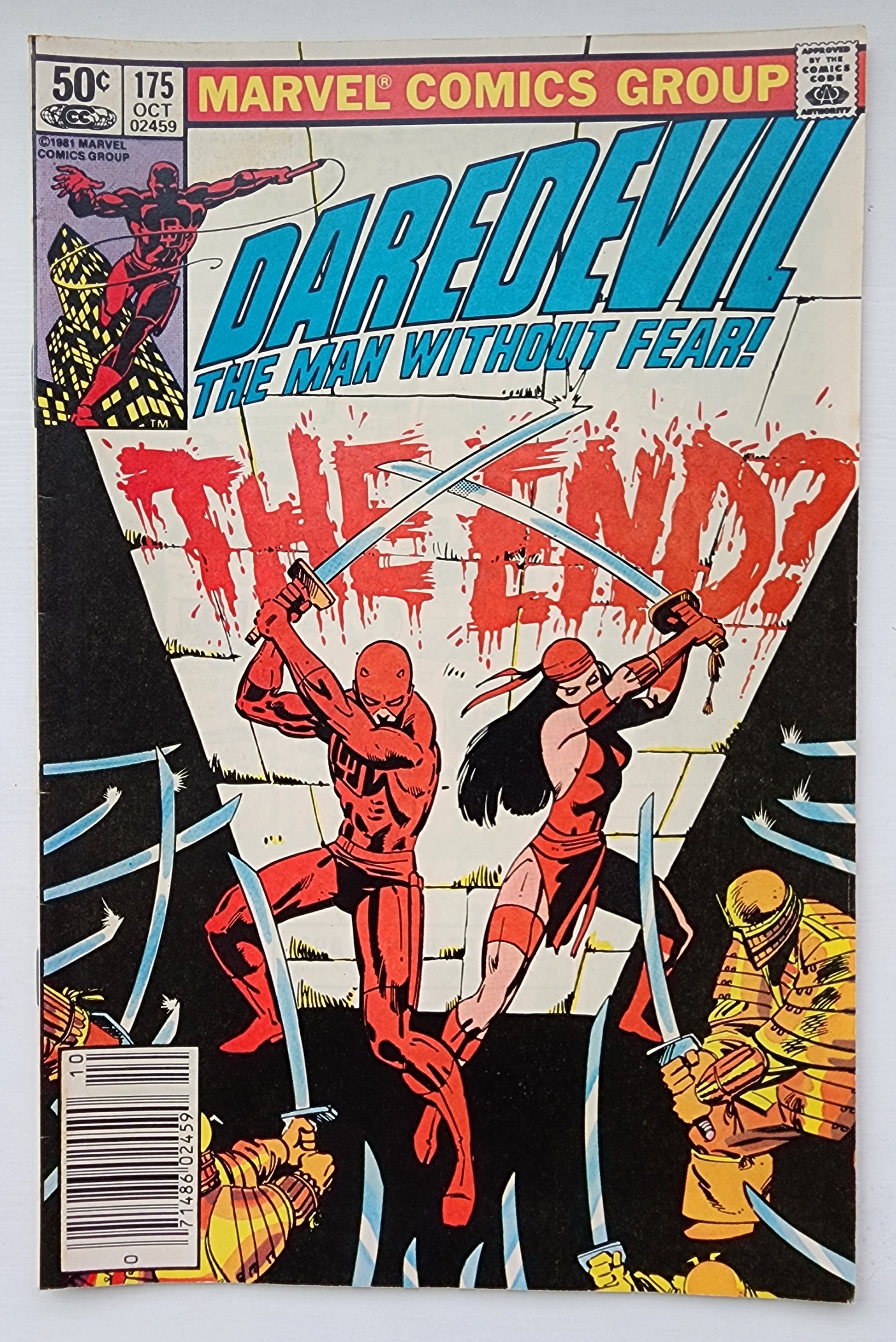 DAREDEVIL #174 1981 NEWSSTAND (1ST APP HAND) Daredevil MARVEL COMICS