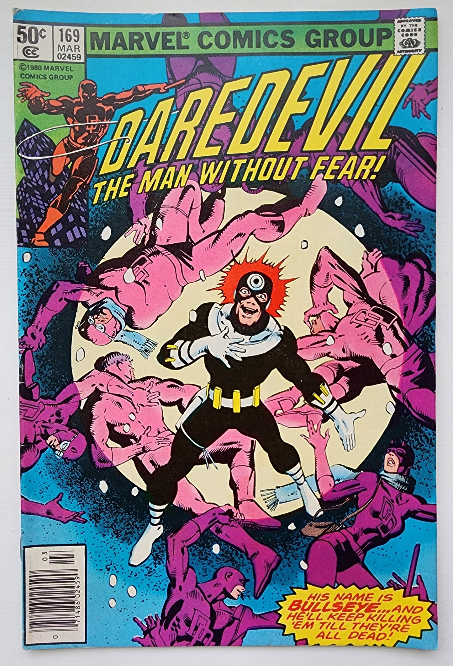 DAREDEVIL #169 1981 NEWSSTAND (2ND APP ELEKTRA) Daredevil MARVEL COMICS