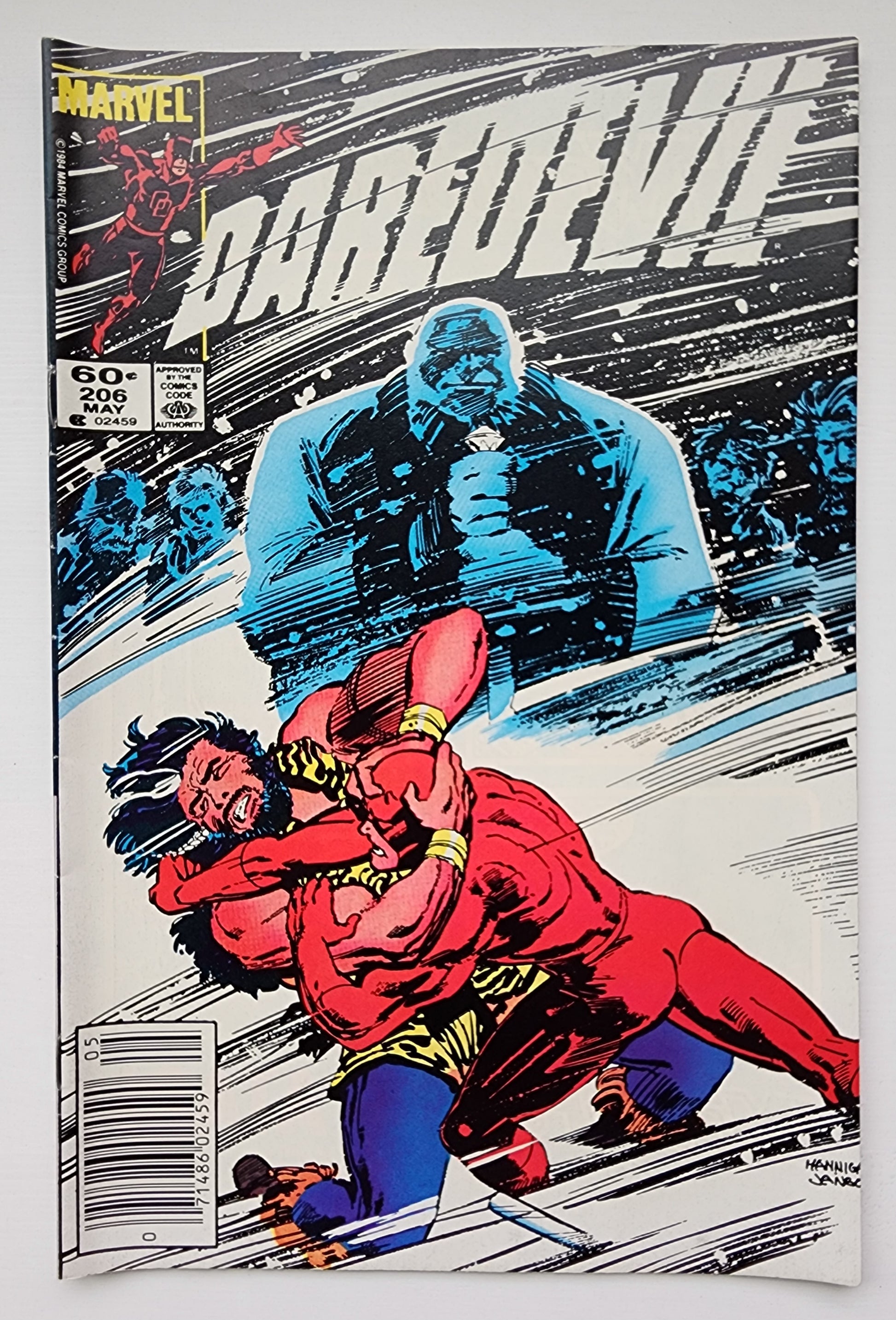 DAREDEVIL #206 1984 NEWSSTAND Daredevil MARVEL COMICS